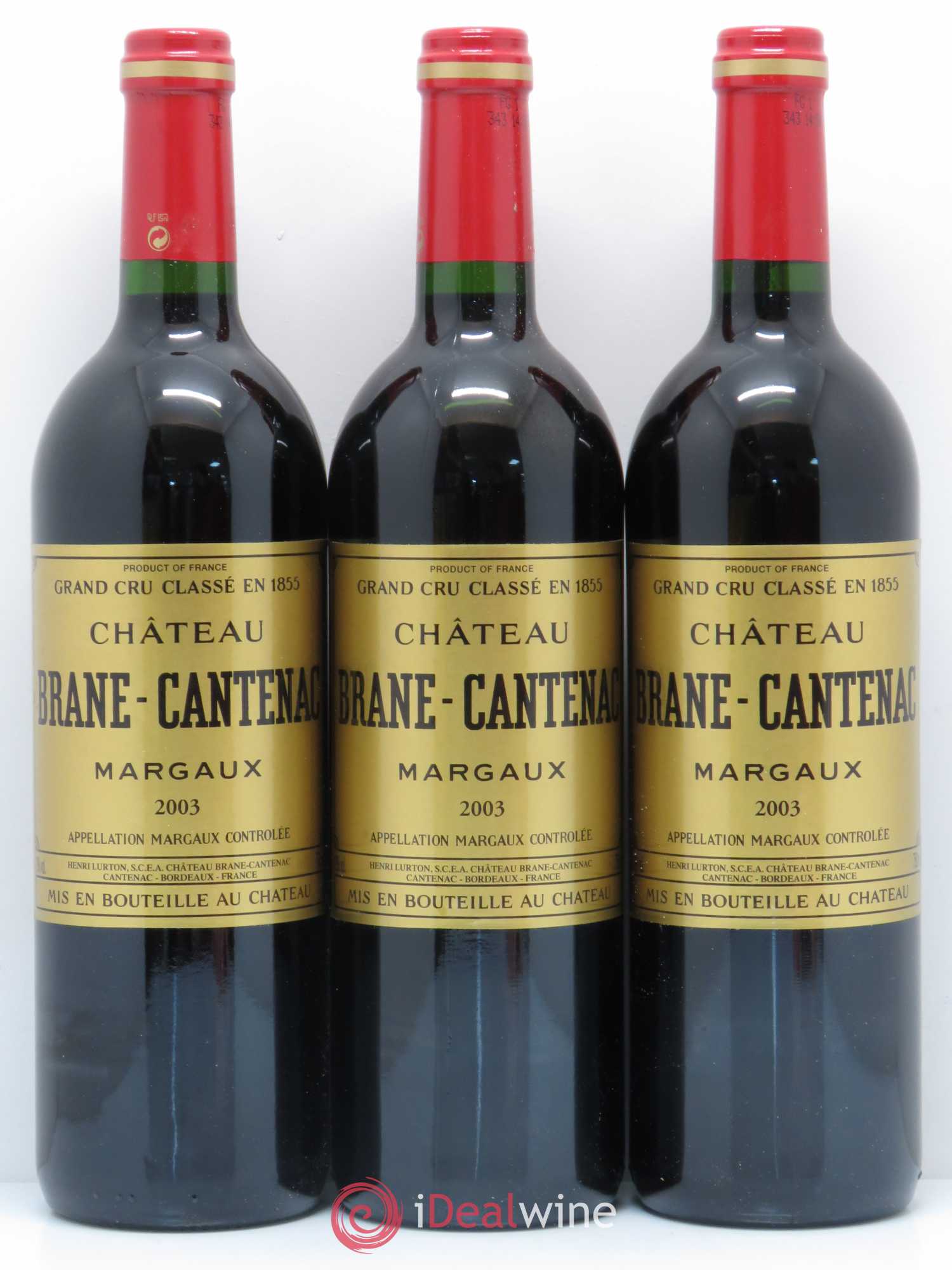 Château Brane Cantenac 2ème Grand Cru Classé 2003 - Lot de 12 bouteilles - 4