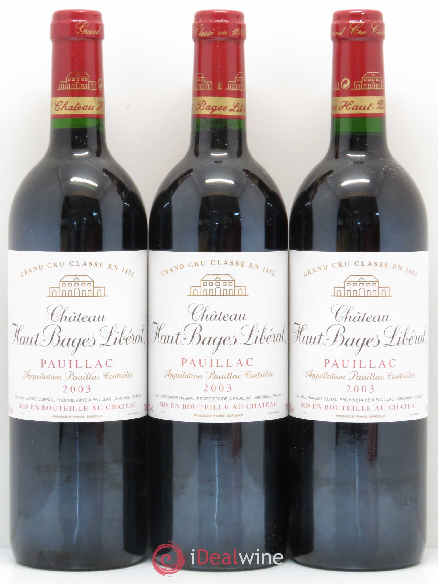 Château Haut Bages Libéral 5ème Grand Cru Classé 2003 - Lot de 12 bouteilles - 2