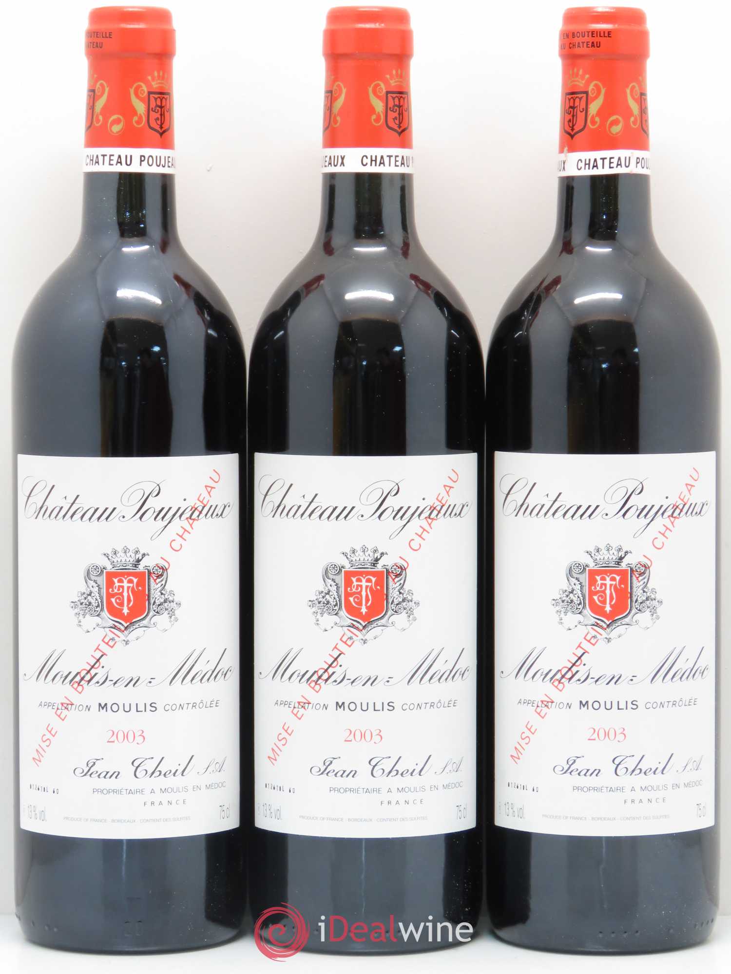 Château Poujeaux 2003 - Lot de 12 bouteilles - 3
