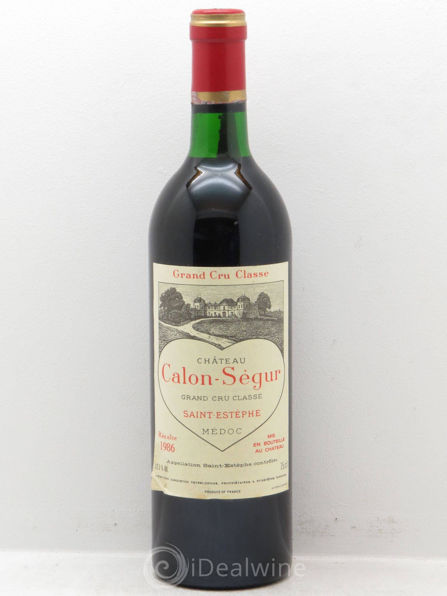 Château Calon Ségur 3ème Grand Cru Classé 1986 - Lot de 6 bouteilles - 0