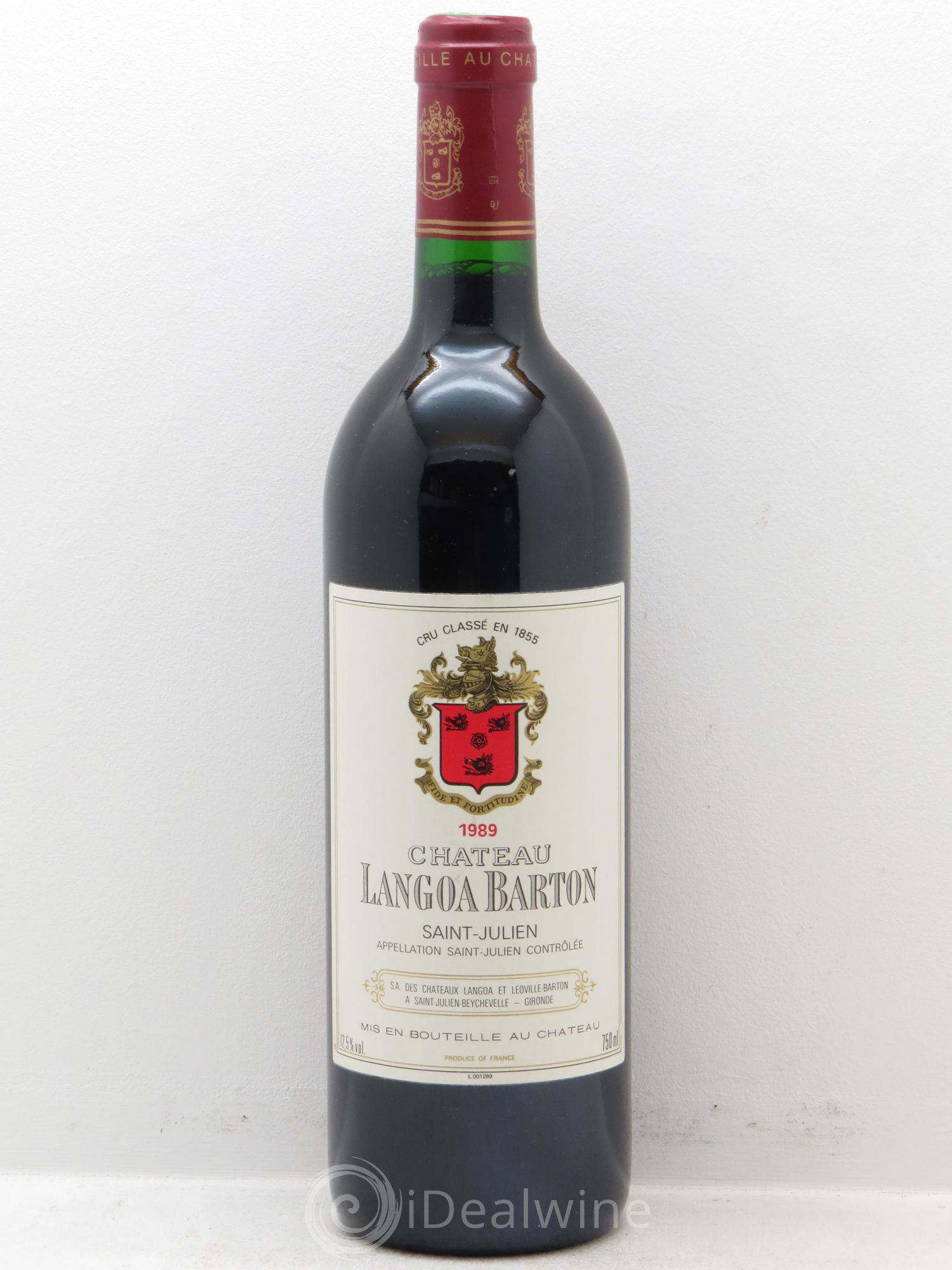 Château Langoa Barton 3ème Grand Cru Classé 1989 - Lot de 6 bouteilles - 0