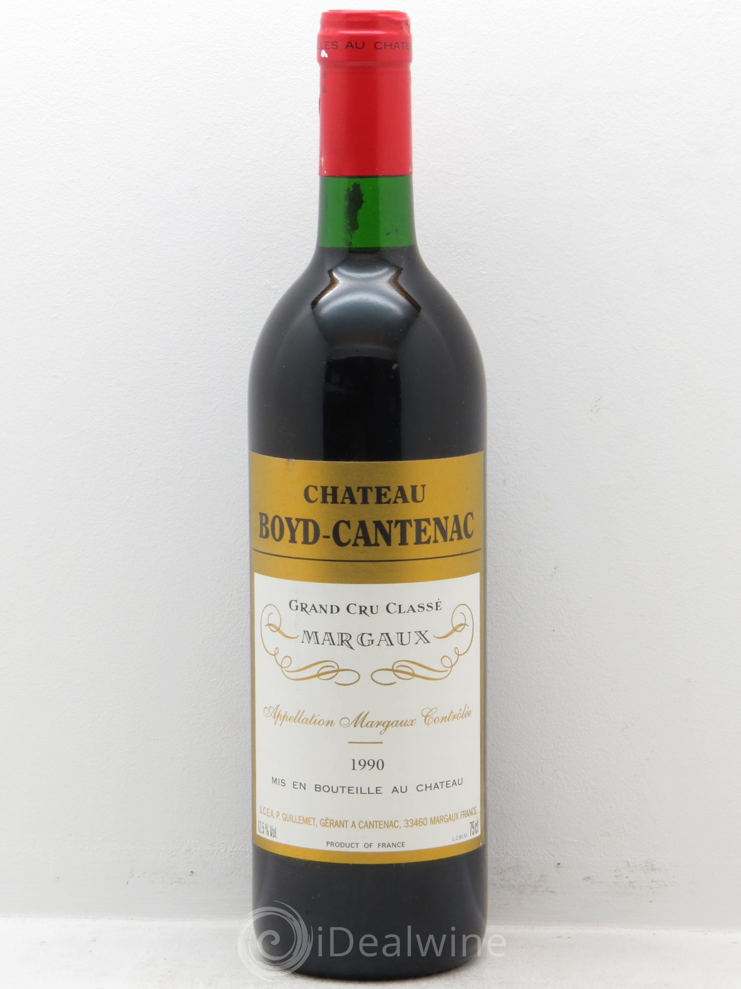 Château Boyd Cantenac 3ème Grand Cru Classé 1990 - Lot de 6 bouteilles - 0