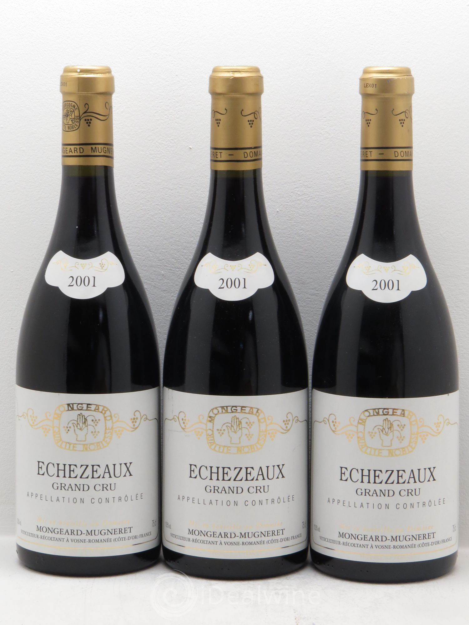 Echezeaux Grand Cru Mongeard-Mugneret (Domaine) 2001 - Lot de 3 bouteilles - 0