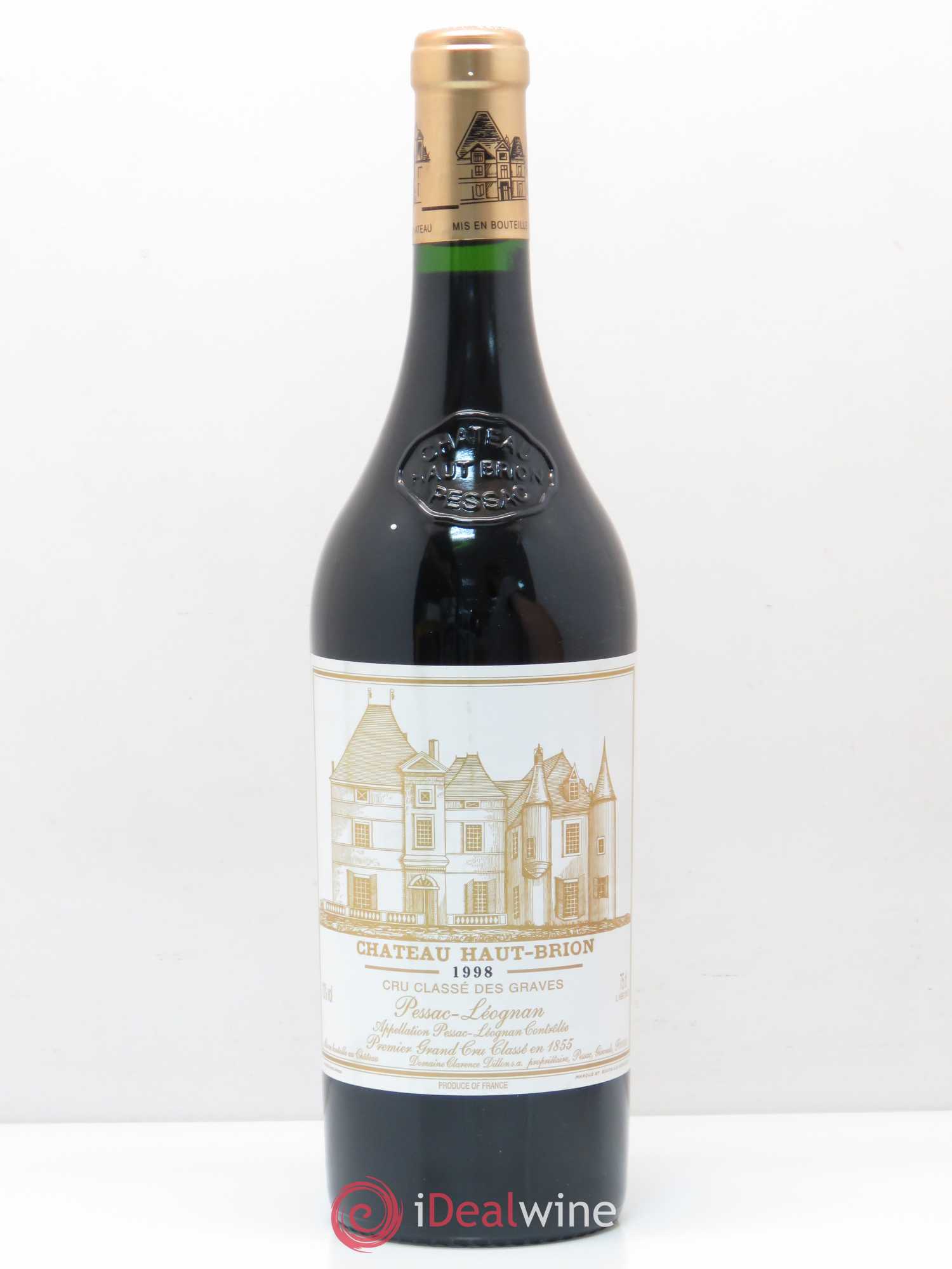 Château Haut Brion 1er Grand Cru Classé 1998 - Lot de 1 bouteille - 0