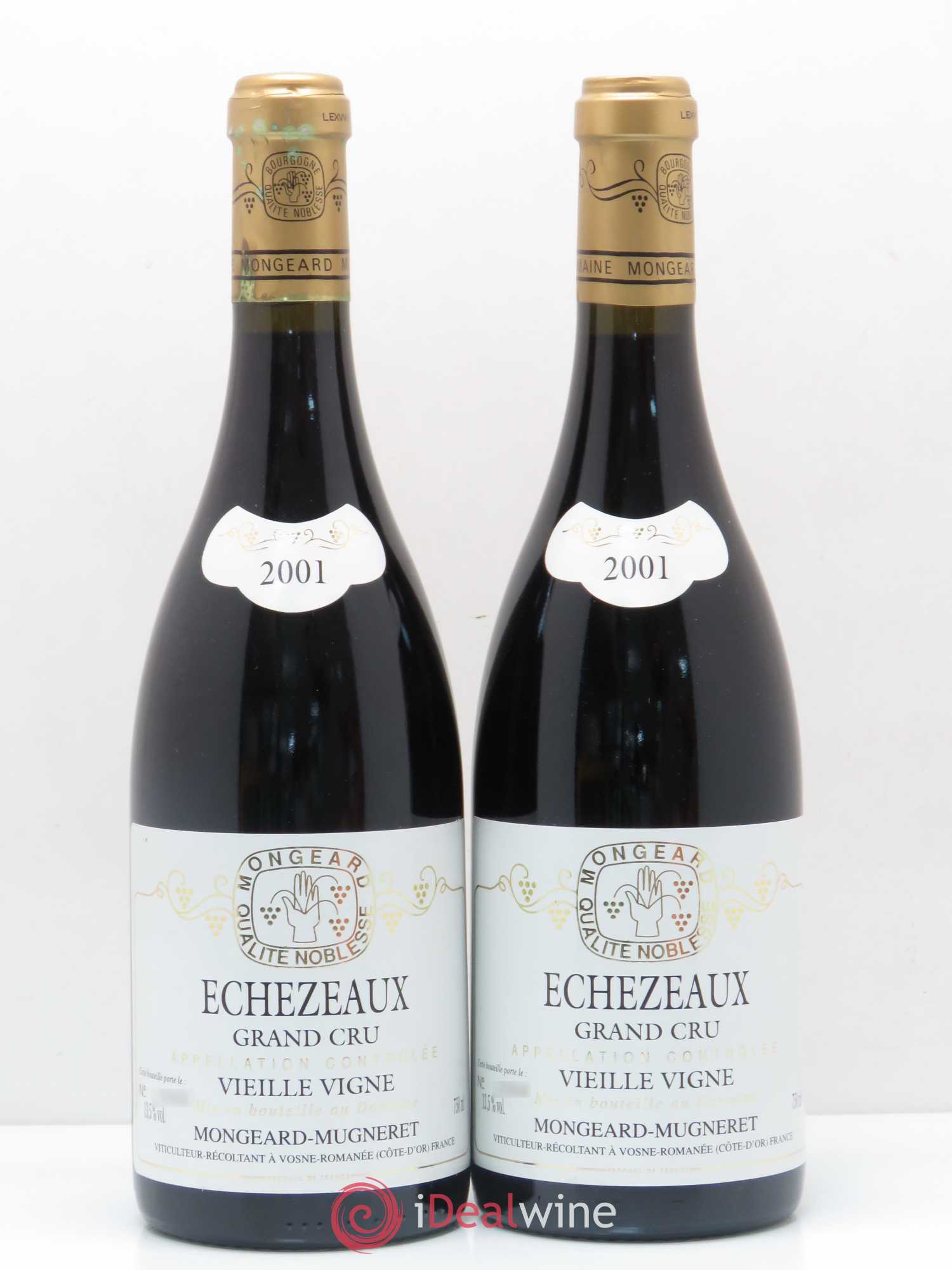 Echezeaux Grand Cru Vieille vigne Mongeard-Mugneret (Domaine) 2001 - Lot de 2 bouteilles - 0