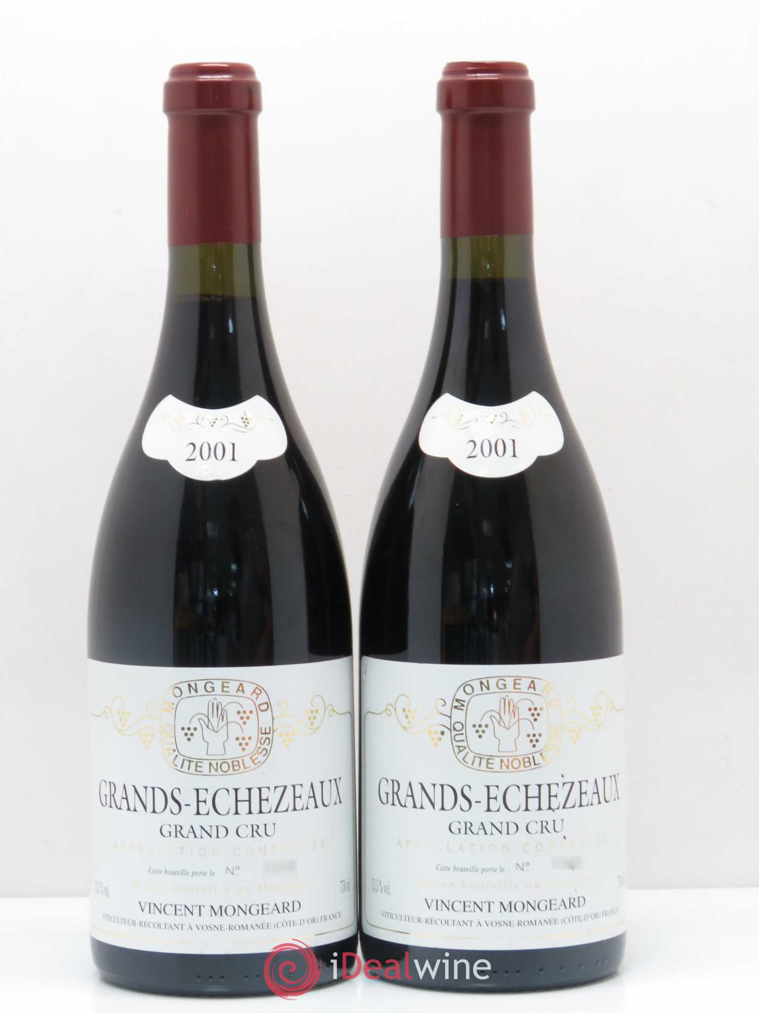 Grands-Echezeaux Grand Cru Mongeard-Mugneret (Domaine) 2001 - Lot de 2 bouteilles - 0