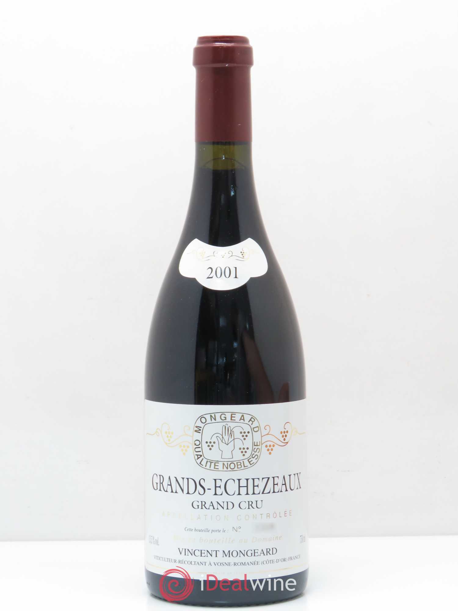 Grands-Echezeaux Grand Cru Mongeard-Mugneret (Domaine) 2001 - Lot de 1 bouteille - 0