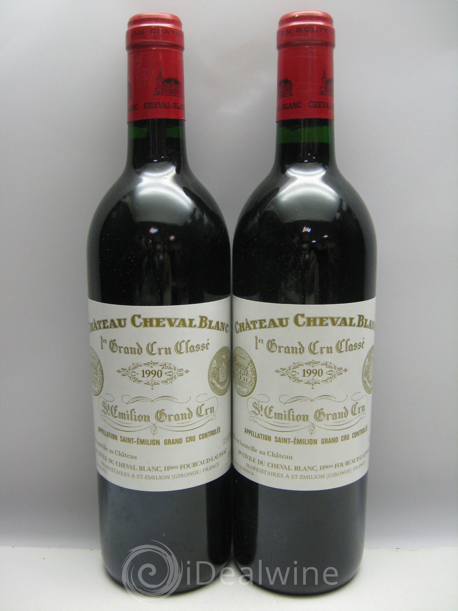 Château Cheval Blanc 1er Grand Cru Classé A 1990 - Lot de 12 bouteilles - 1