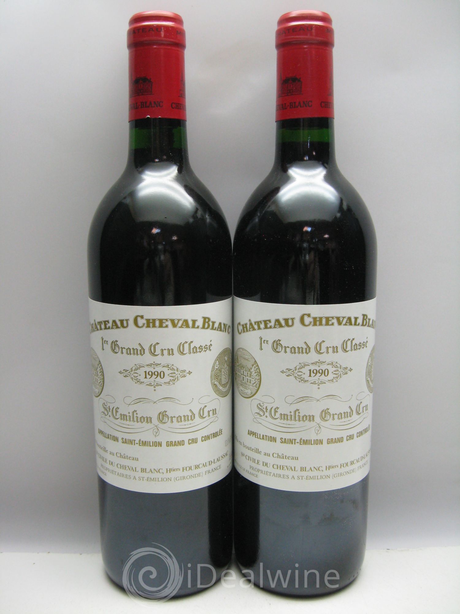 Château Cheval Blanc 1er Grand Cru Classé A 1990 - Lot de 12 bouteilles - 2