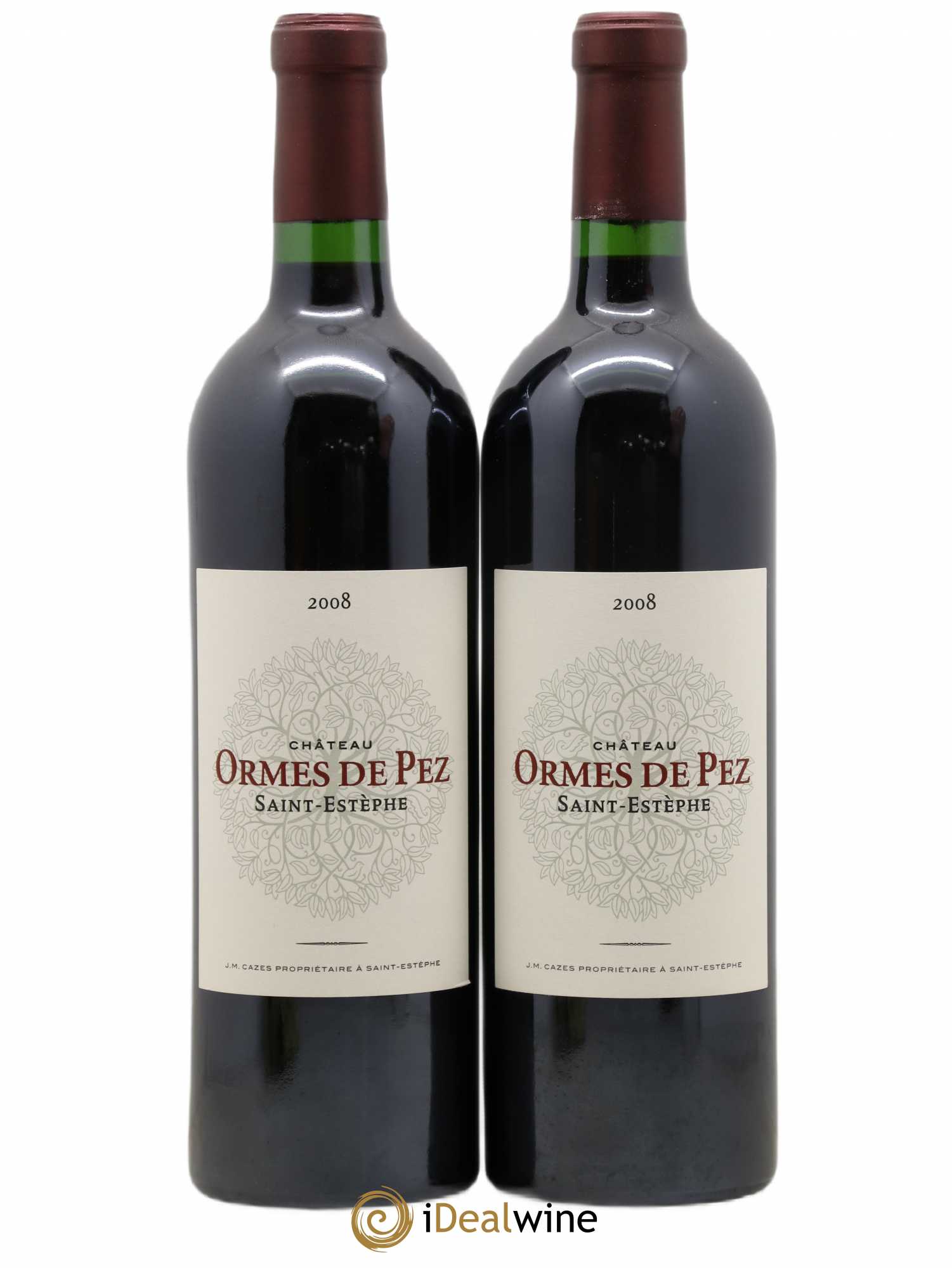 Château les Ormes de Pez 2008 - Lot de 2 bouteilles - 0