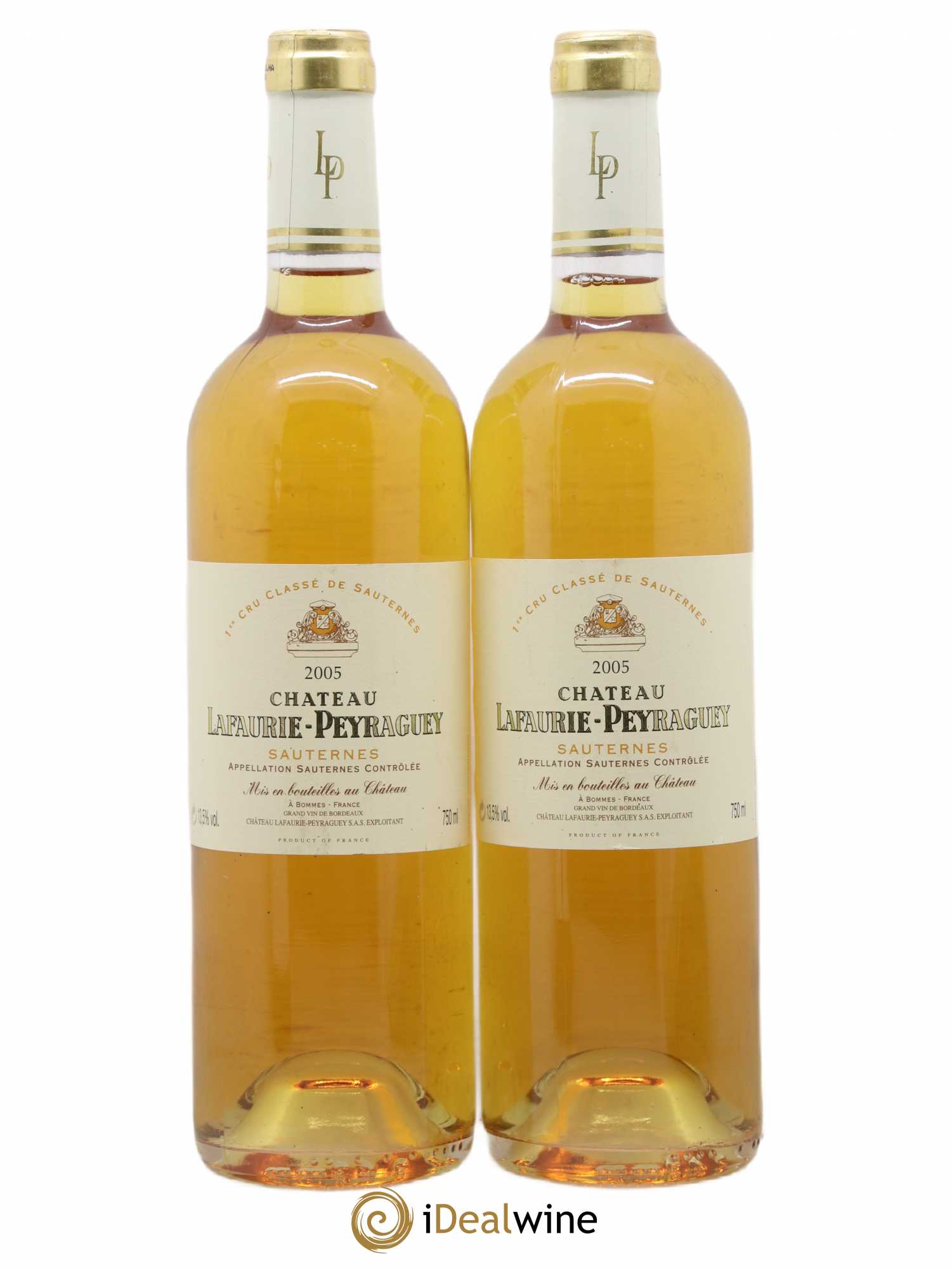 Château Lafaurie-Peyraguey 1er Grand Cru Classé 2005 - Lotto di 2 bottiglie - 0