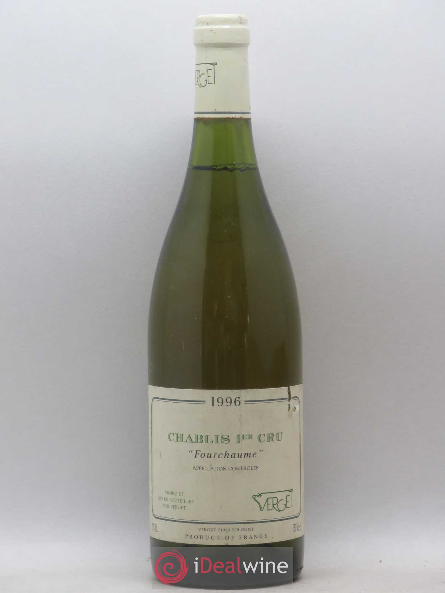 Chablis 1er Cru Fourchaume Verget 1996 - Posten von 1 Flasche - 0