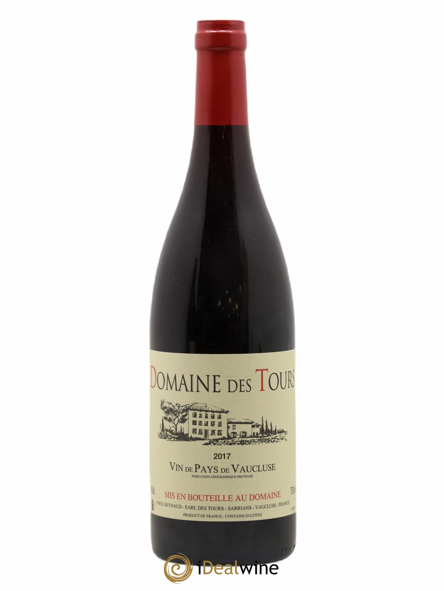 Vaucluse (Vin de Pays de Vaucluse) Domaine des Tours Emmanuel Reynaud 2017 - Lot de 1 bouteille - 0