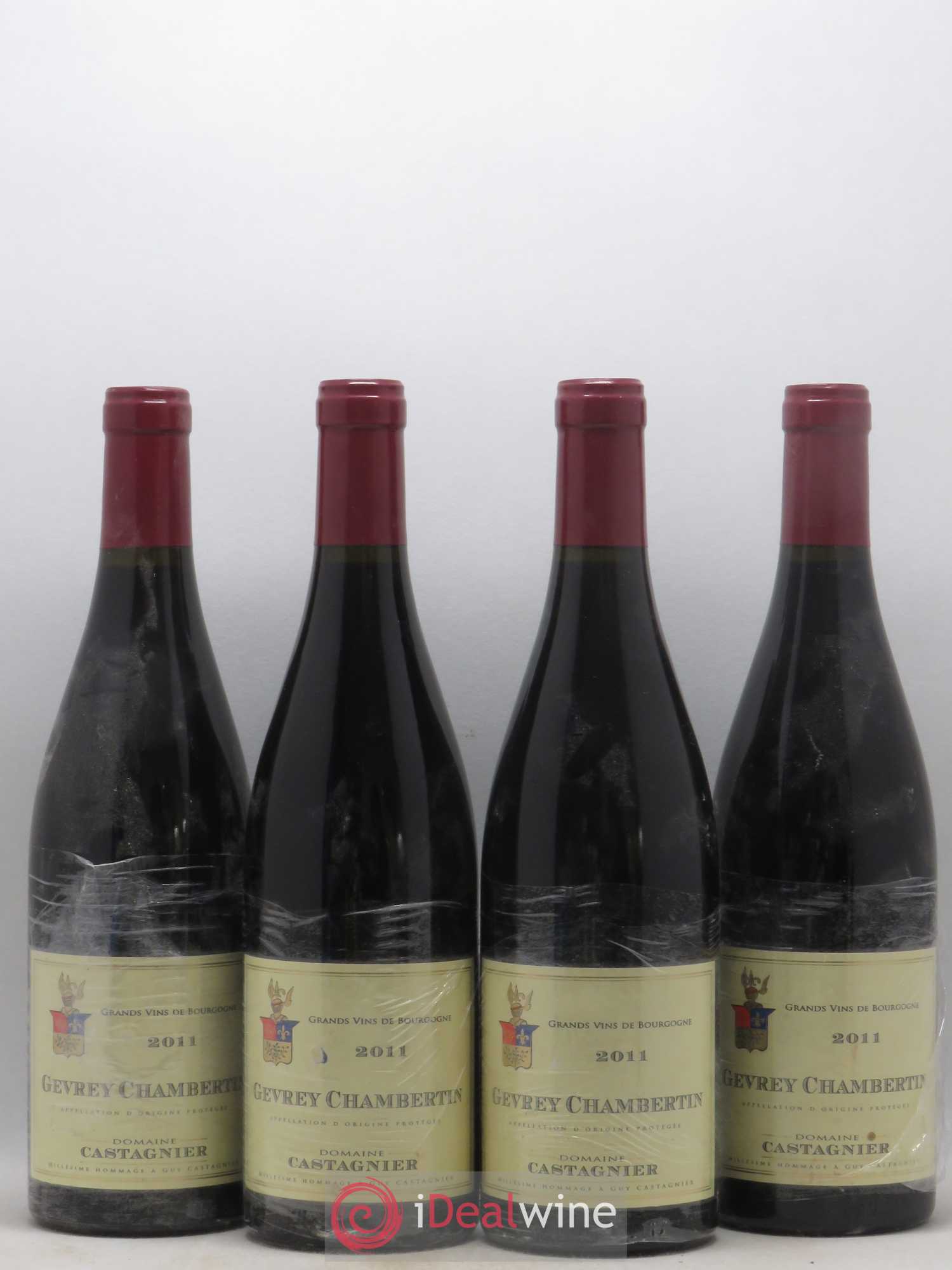 Gevrey-Chambertin Domaine Castagnier 2011 - Lot de 4 bouteilles - 0