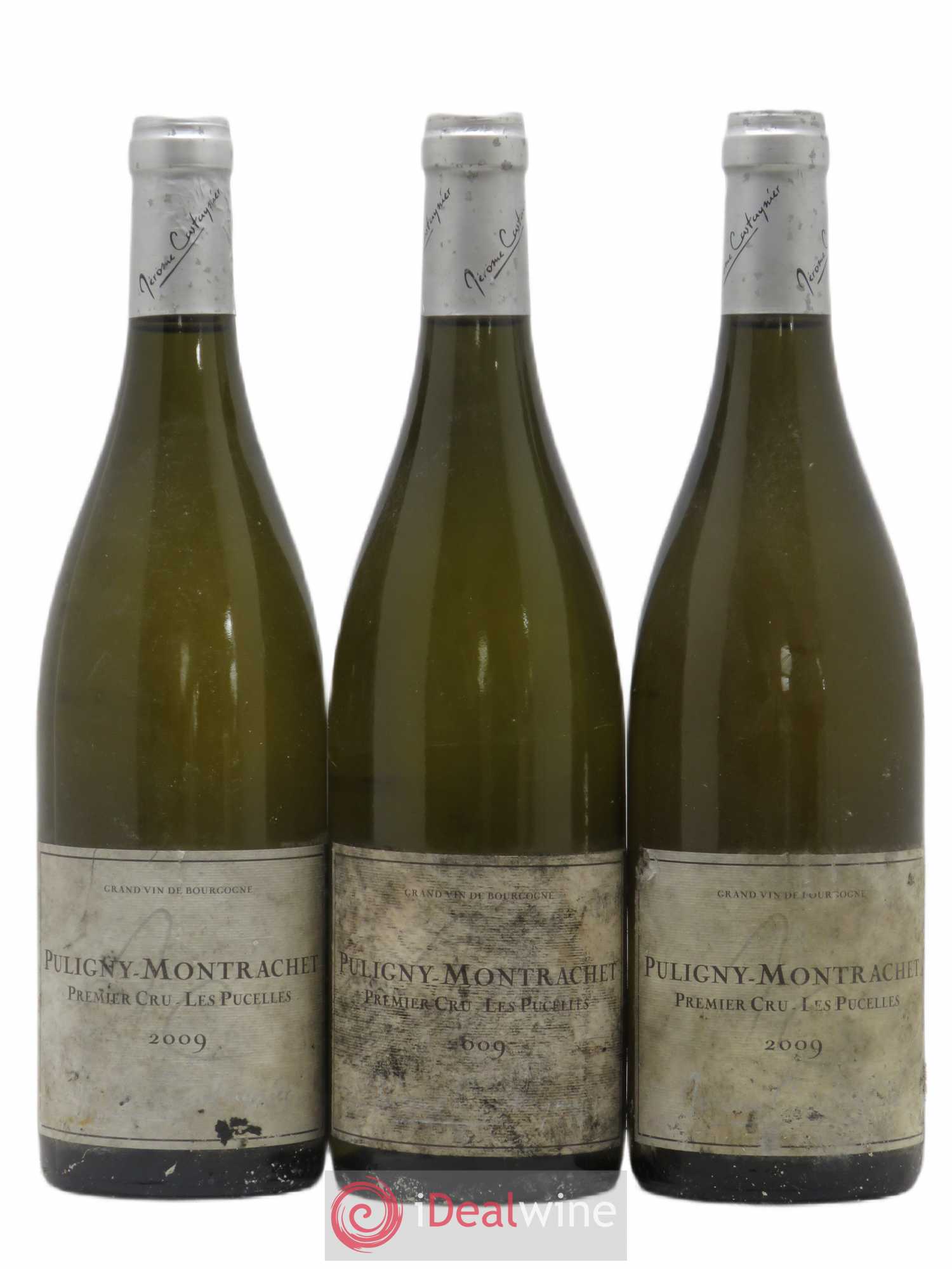 Puligny-Montrachet 1er Cru Les Pucelles Jerome Castagnier (sans prix de réserve) (sans prix de réserve) 2009 - Lotto di 3 bottiglie - 0