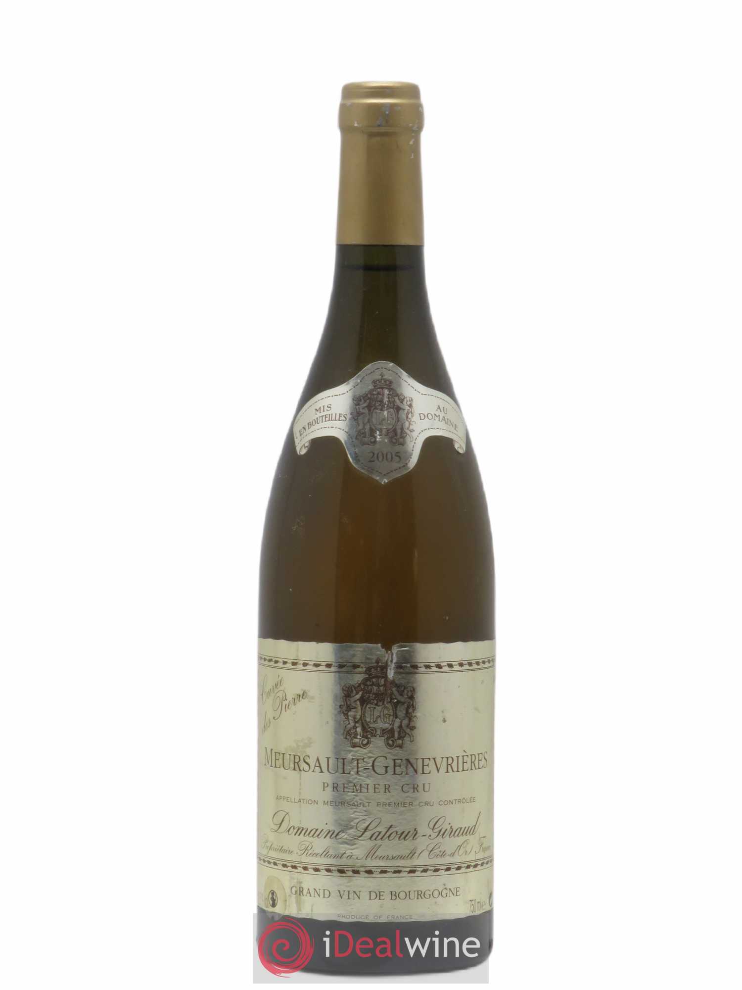 Meursault 1er Cru Genevrieres Cuvée des pierres Latour-Giraud 2005 - Posten von 1 Flasche - 0