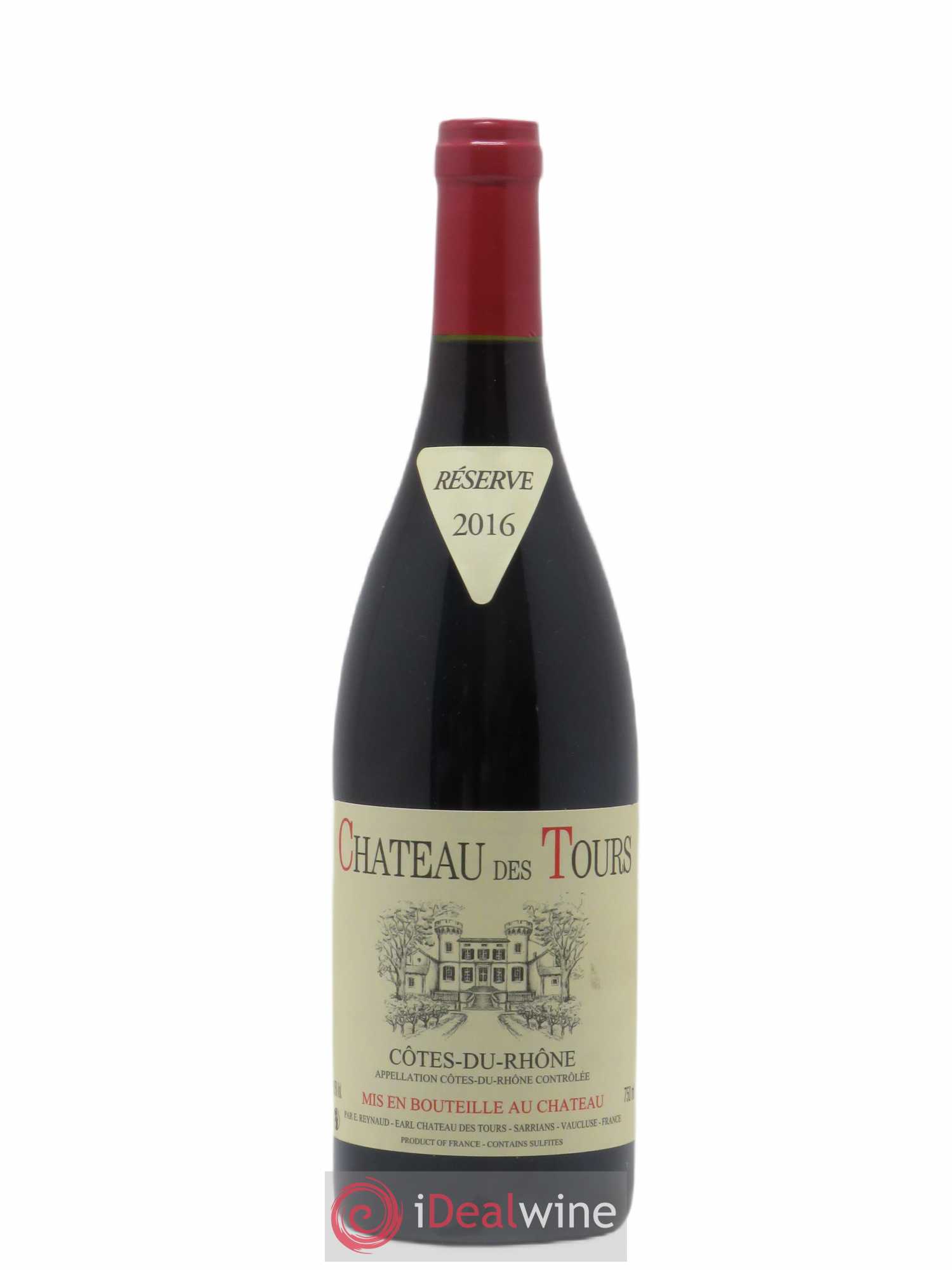 Côtes-du-Rhône Château des Tours Emmanuel Reynaud 2016 - Lot de 1 bouteille - 0