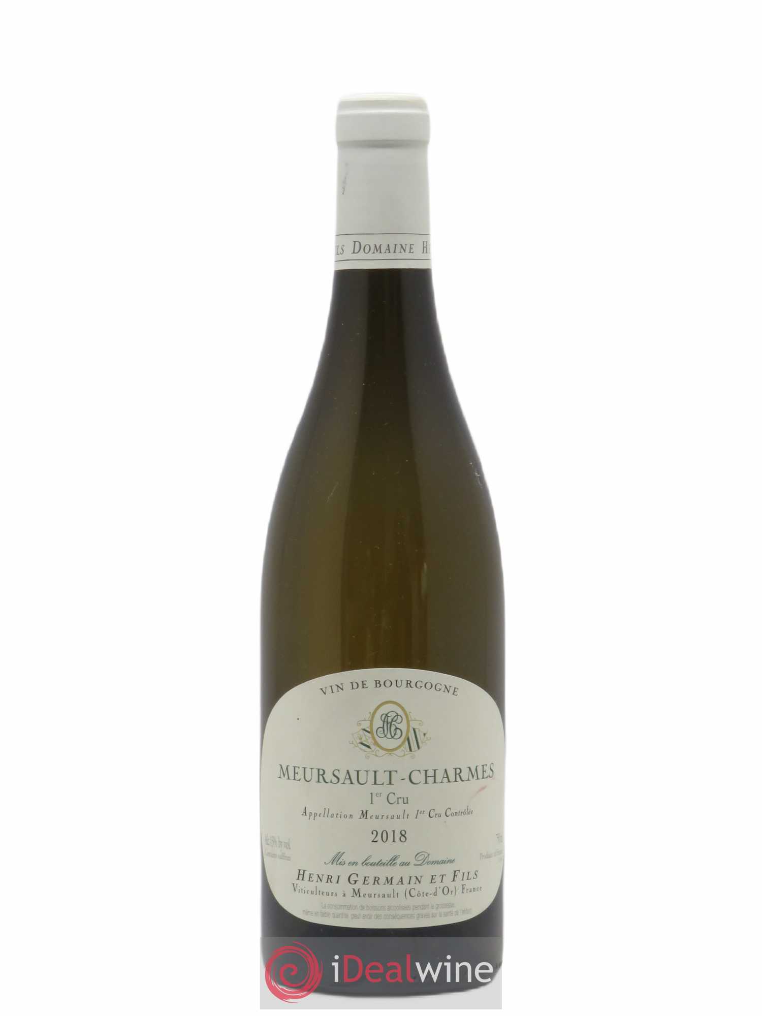 Meursault 1er Cru Charmes Henri Germain 2018 - Lot de 1 bouteille - 0