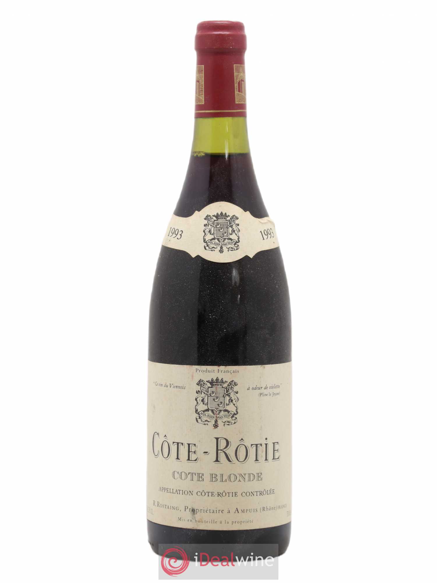 Côte-Rôtie Côte Blonde René Rostaing 1993 - Posten von 1 Flasche - 0