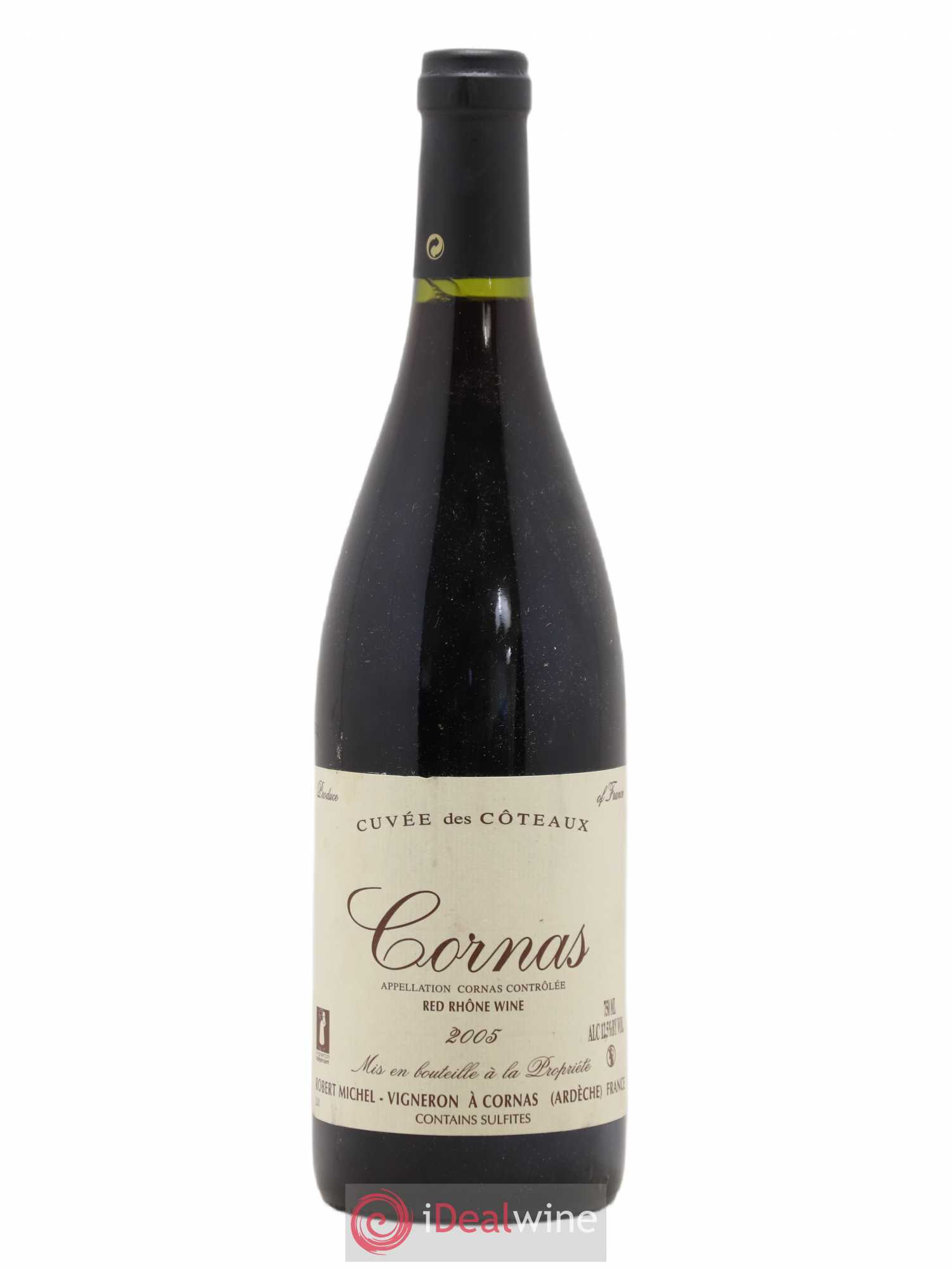 Cornas Cuvée des Coteaux Robert Michel 2005 - Lot de 1 bouteille - 0