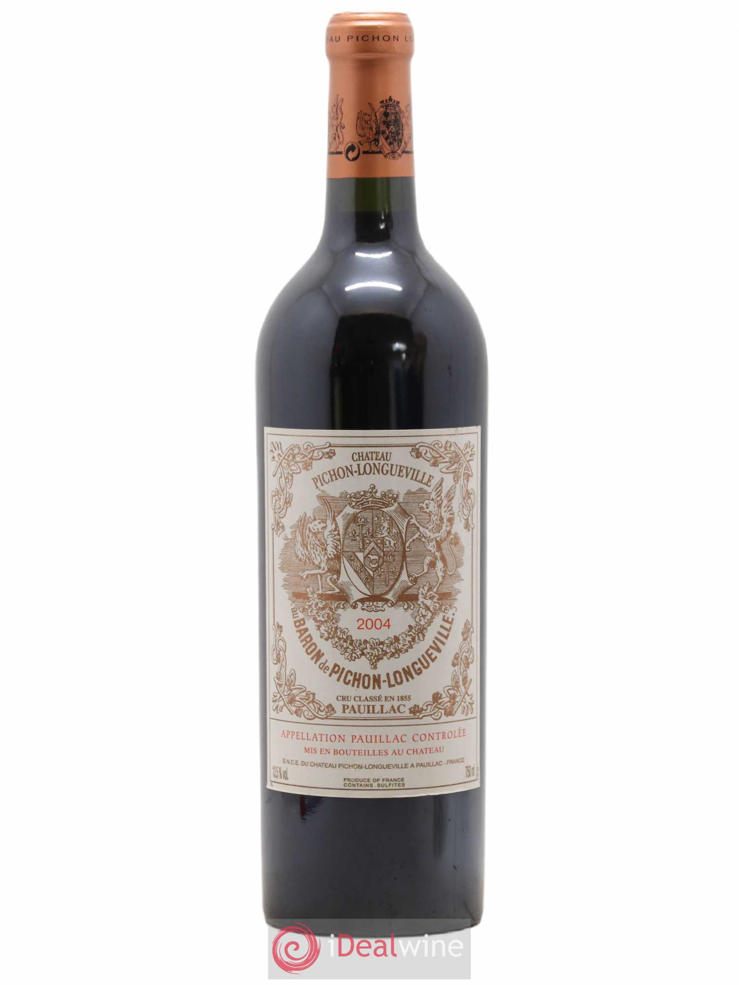 Pichon Longueville Baron 2ème Grand Cru Classé 2004 - Lot de 1 bouteille - 0