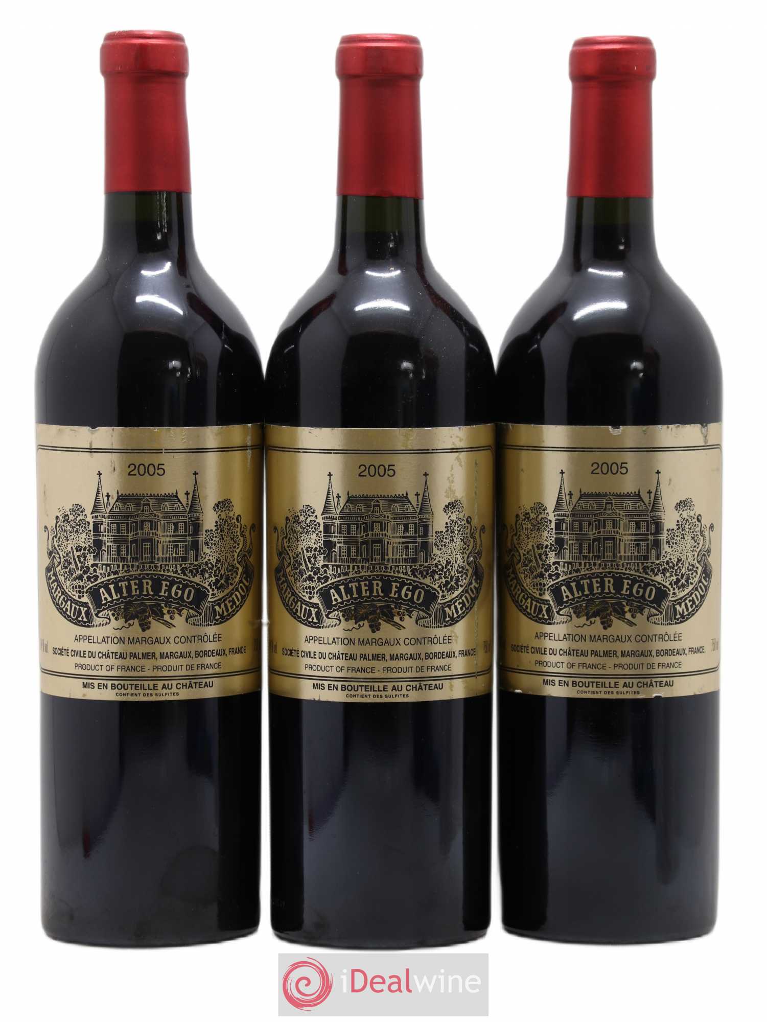 Alter Ego de Palmer Second Vin 2005 - Lot de 3 bouteilles - 0
