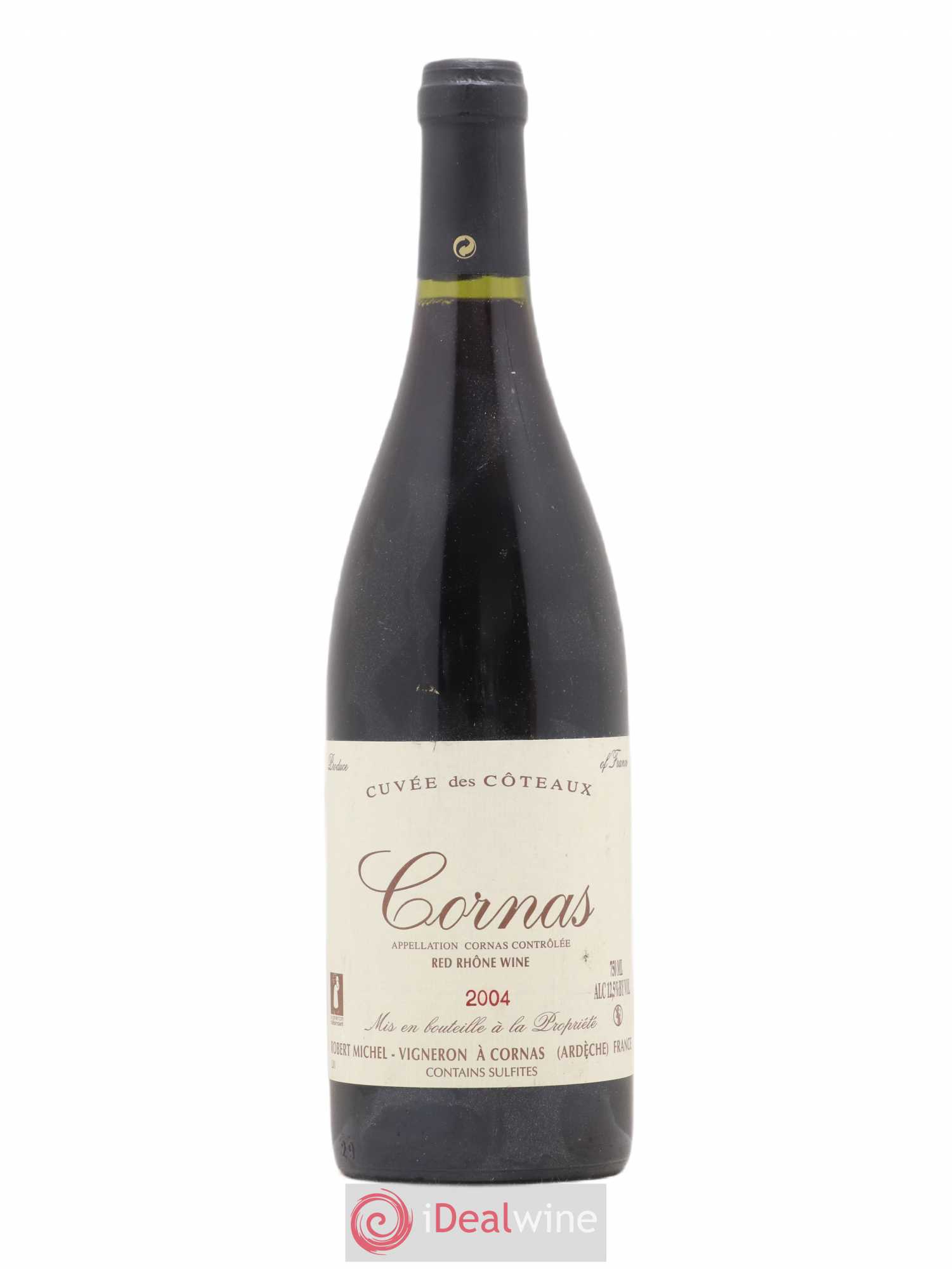 Cornas Cuvée des Coteaux Robert Michel 2004 - Lot de 1 bouteille - 0