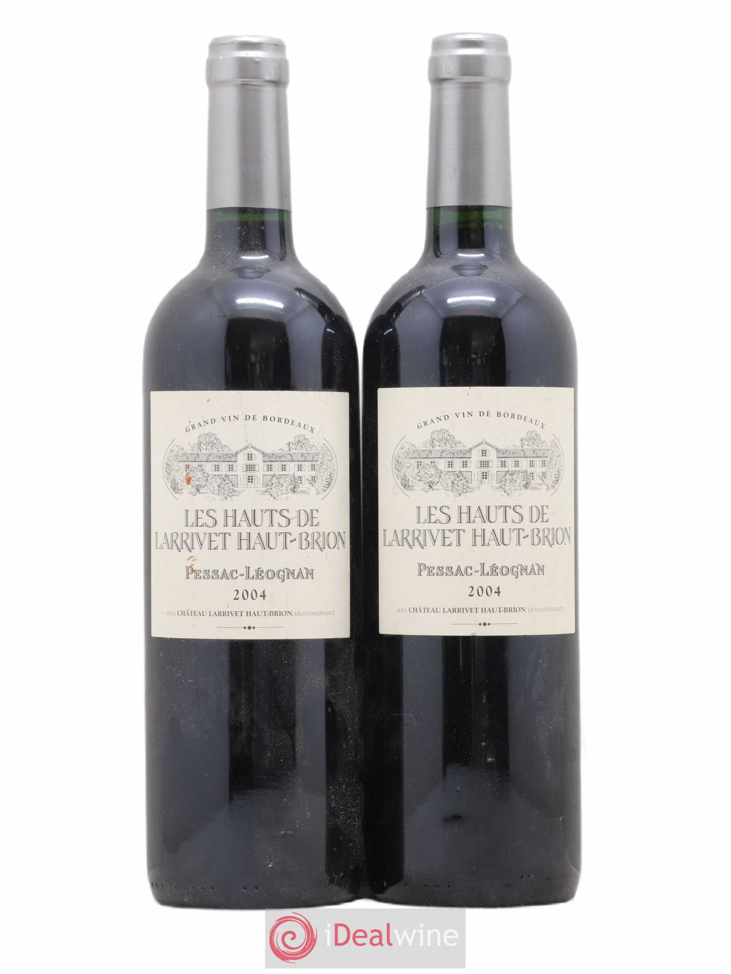 Pessac-Léognan Les Hauts de Larrivet Haut-Brion 2004 - Lot de 2 bouteilles - 0