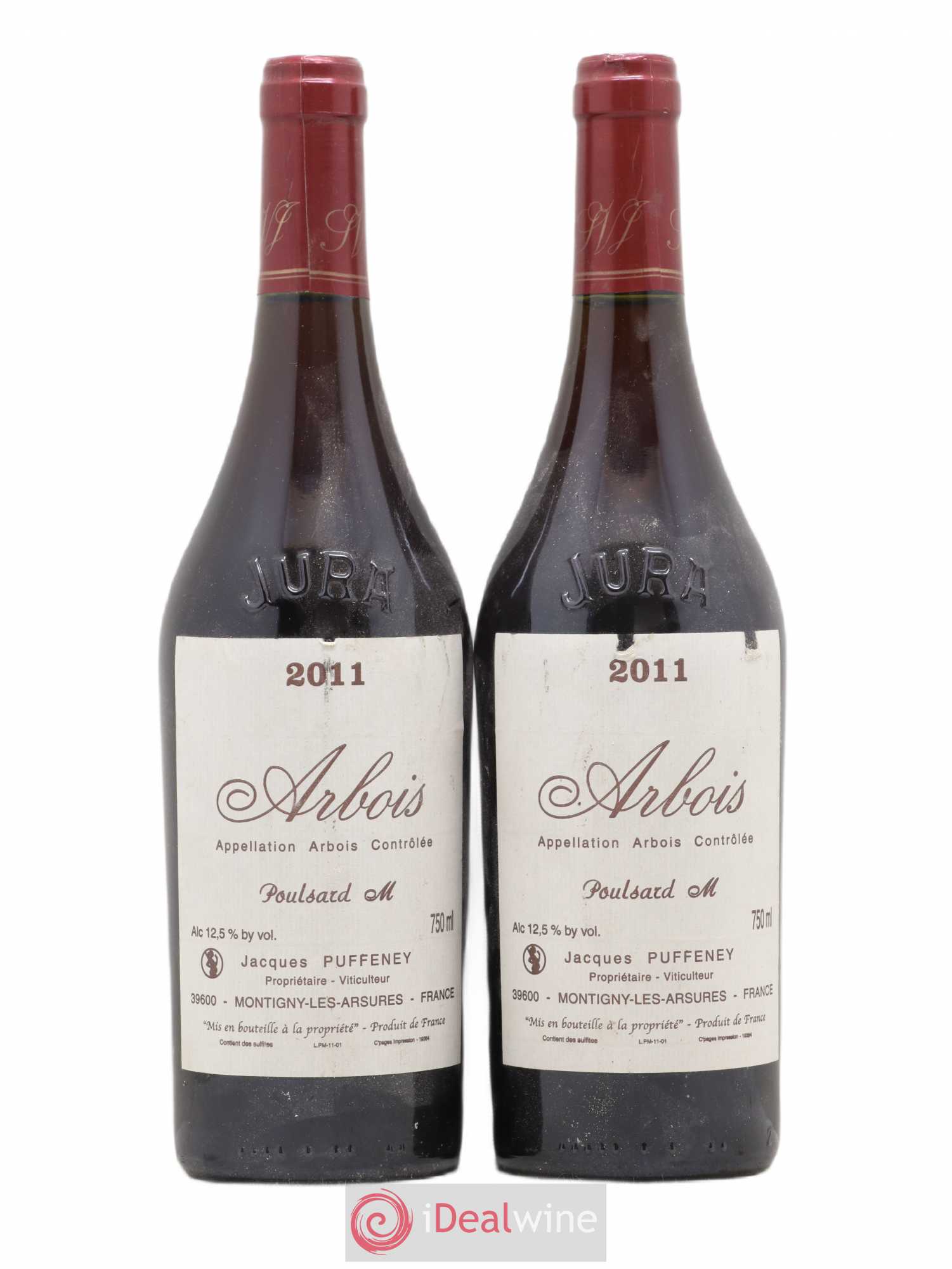 Arbois Poulsard M Jacques Puffeney 2011 - Lot de 2 bouteilles - 0