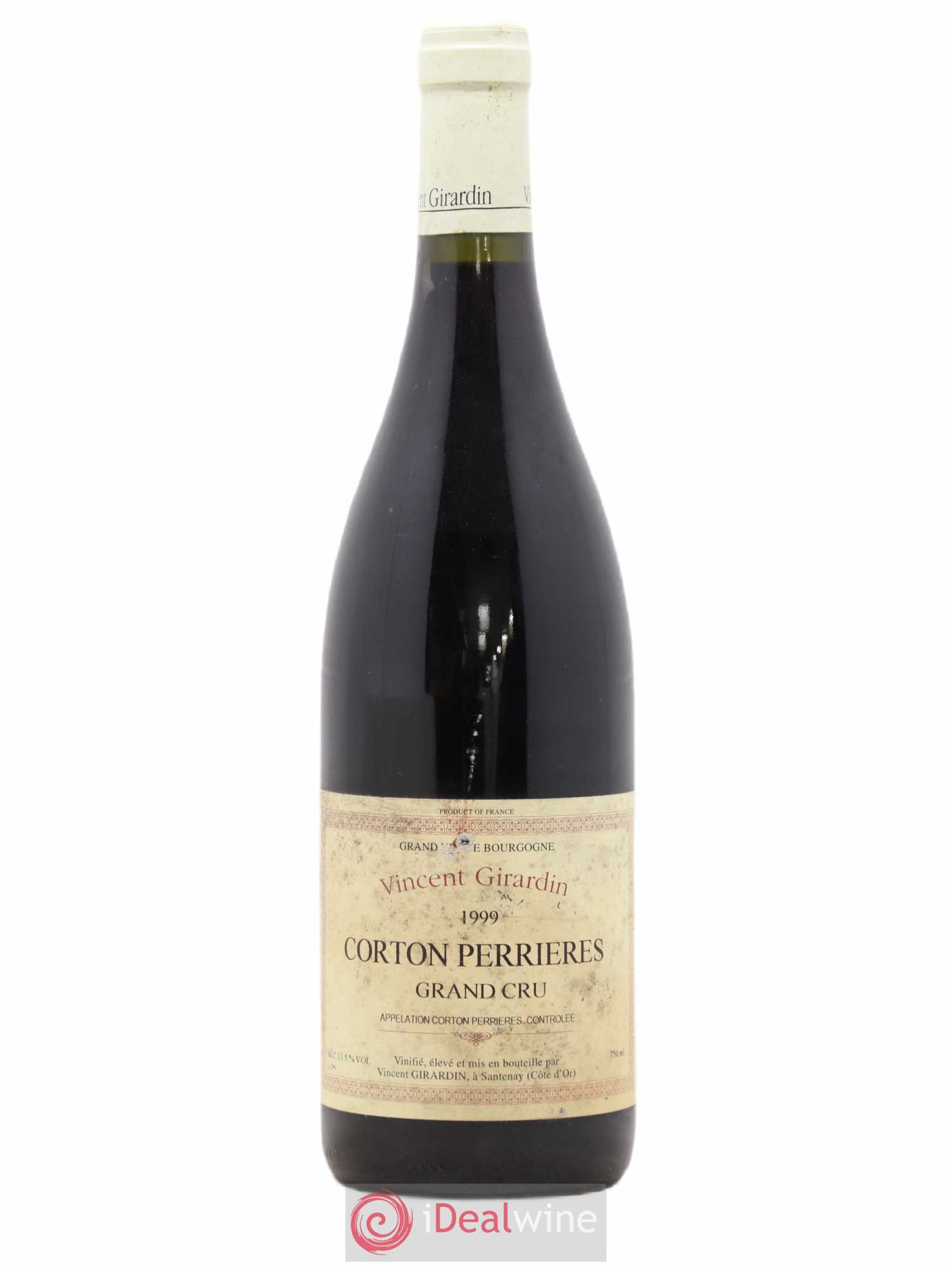 Corton Grand Cru Perrières Vincent Girardin 1999 - Posten von 1 Flasche - 0