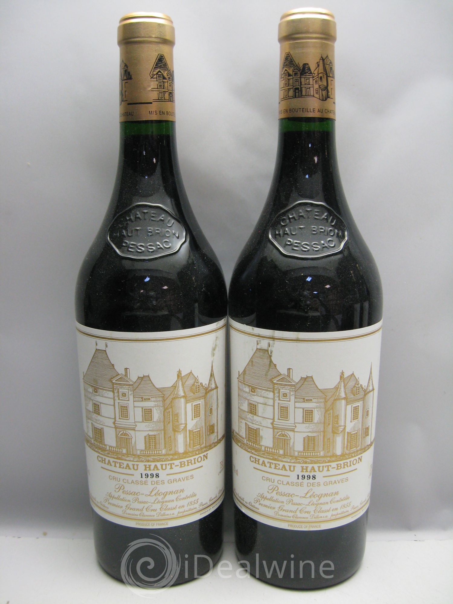 Château Haut Brion 1er Grand Cru Classé 1998 - Lot de 6 bouteilles - 1