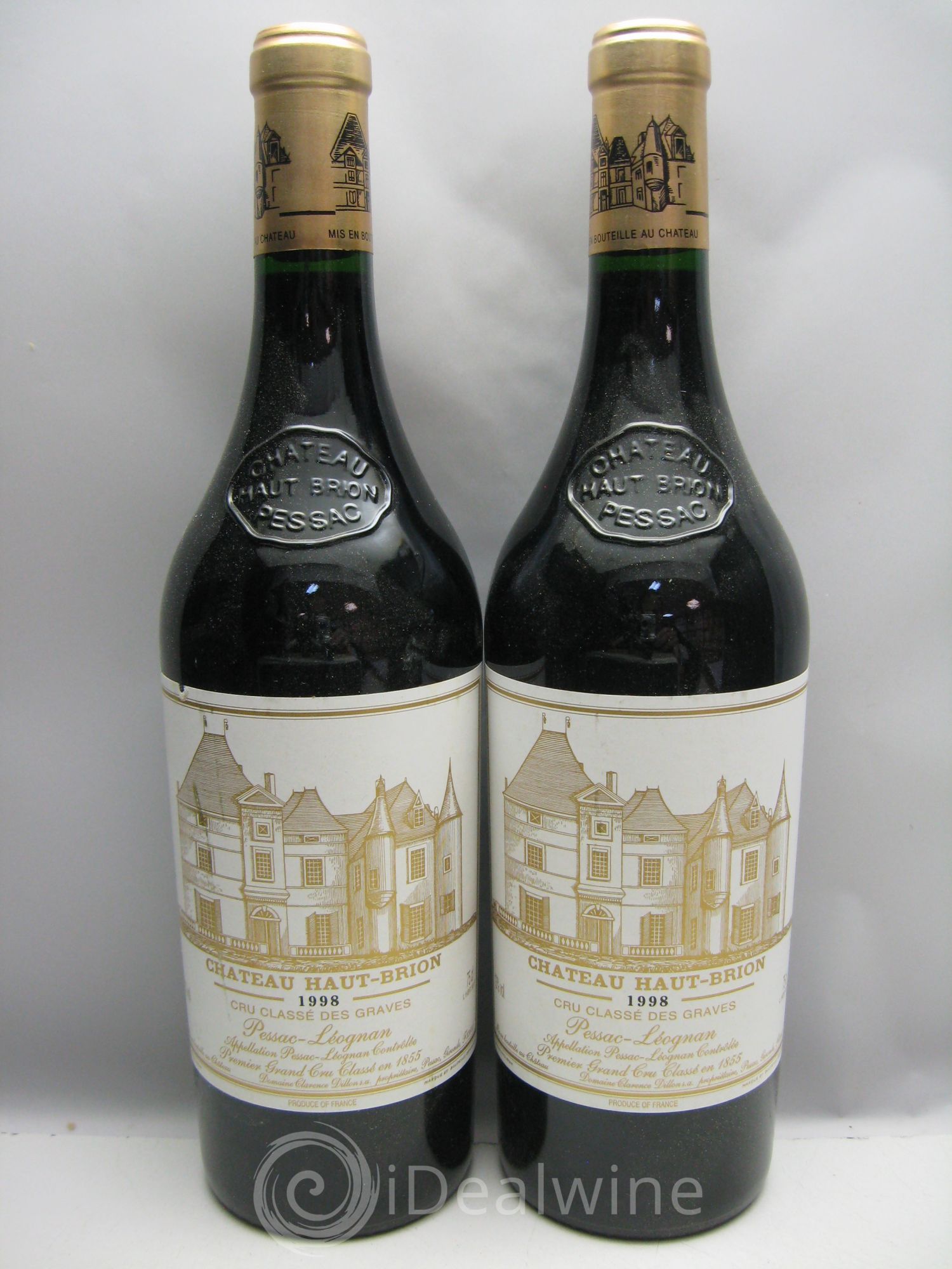 Château Haut Brion 1er Grand Cru Classé 1998 - Lot de 6 bouteilles - 2