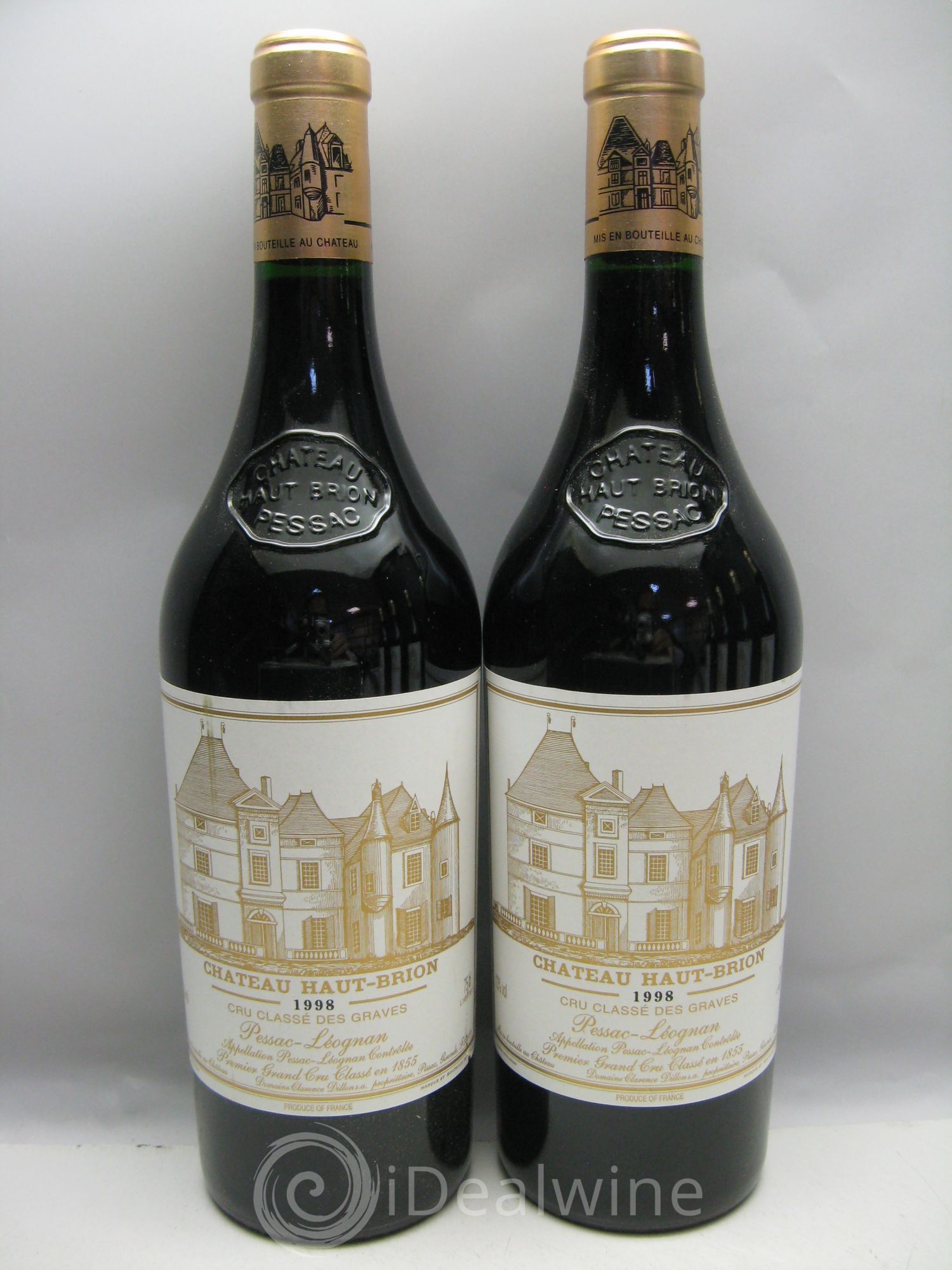 Château Haut Brion 1er Grand Cru Classé 1998 - Lot de 6 bouteilles - 0