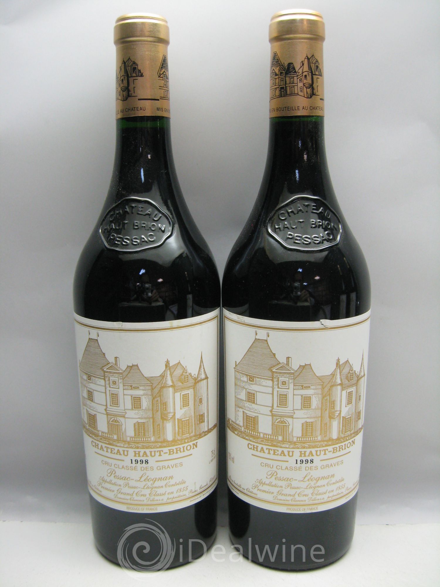 Château Haut Brion 1er Grand Cru Classé 1998 - Lot de 6 bouteilles - 1