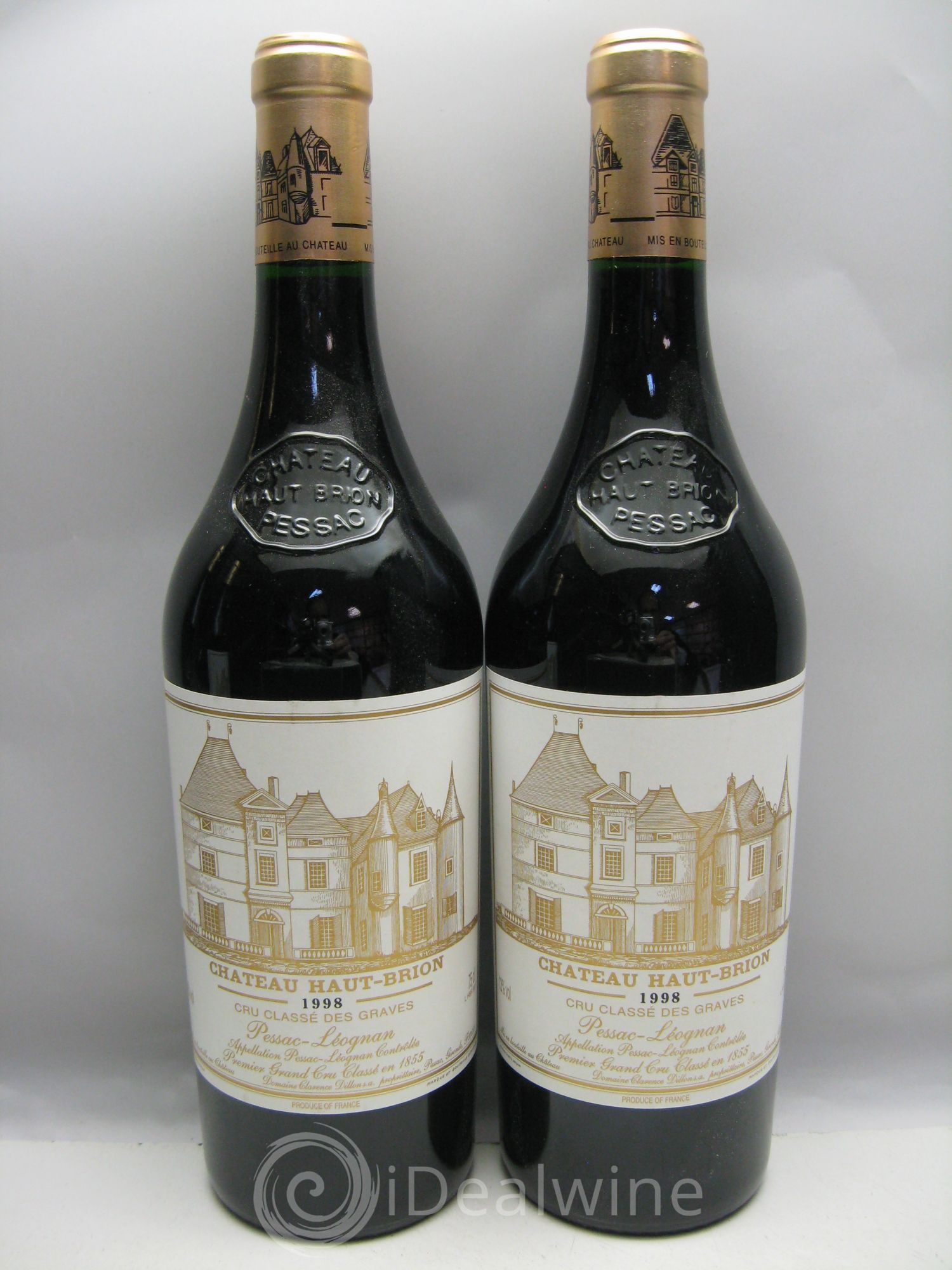 Château Haut Brion 1er Grand Cru Classé 1998 - Lot de 6 bouteilles - 2