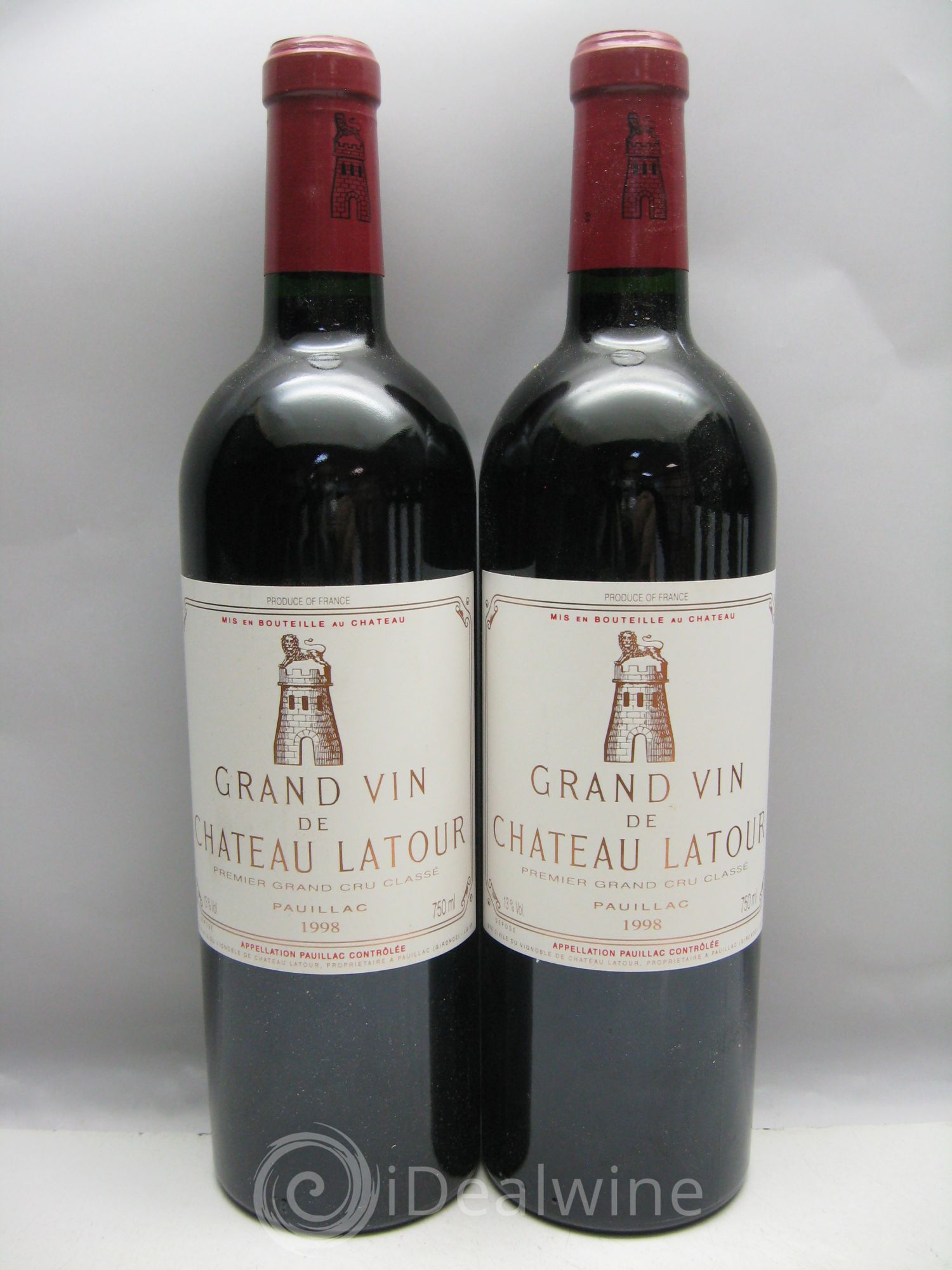 Château Latour 1er Grand Cru Classé 1998 - Lot de 6 bouteilles - 0