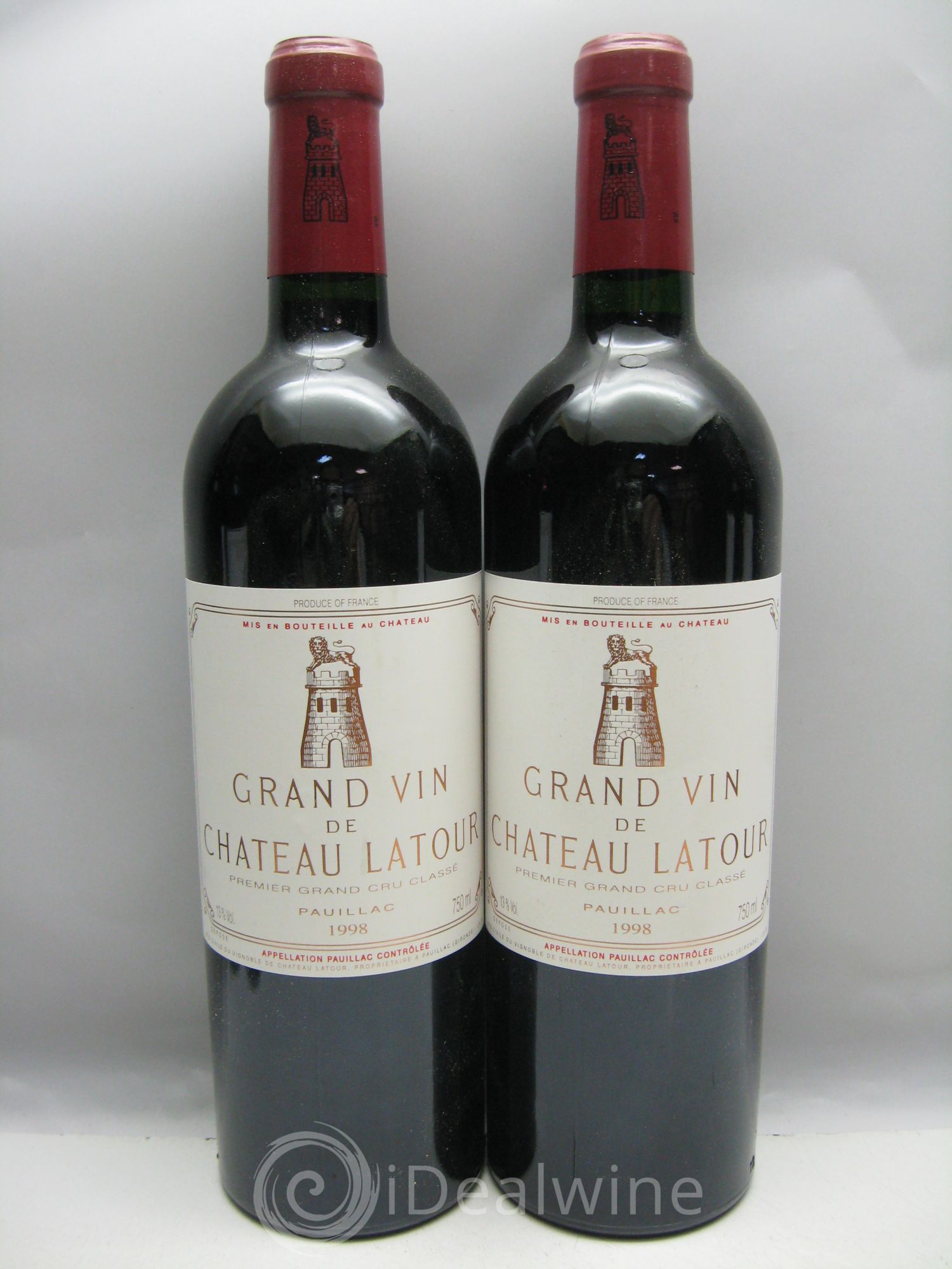 Château Latour 1er Grand Cru Classé 1998 - Lot de 6 bouteilles - 1