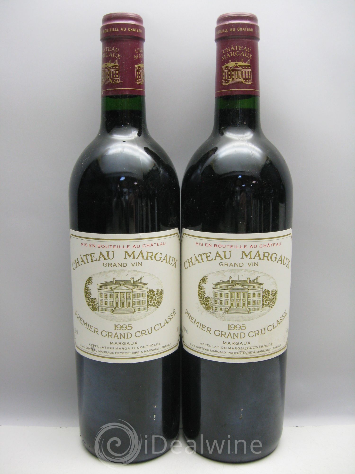 Château Margaux 1er Grand Cru Classé 1995 - Lot de 12 bouteilles - 0