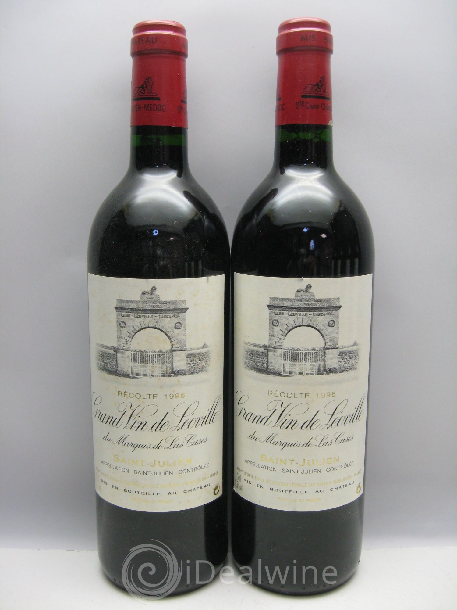 Château Léoville Las Cases 2ème Grand Cru Classé 1996 - Lot de 6 bouteilles - 0