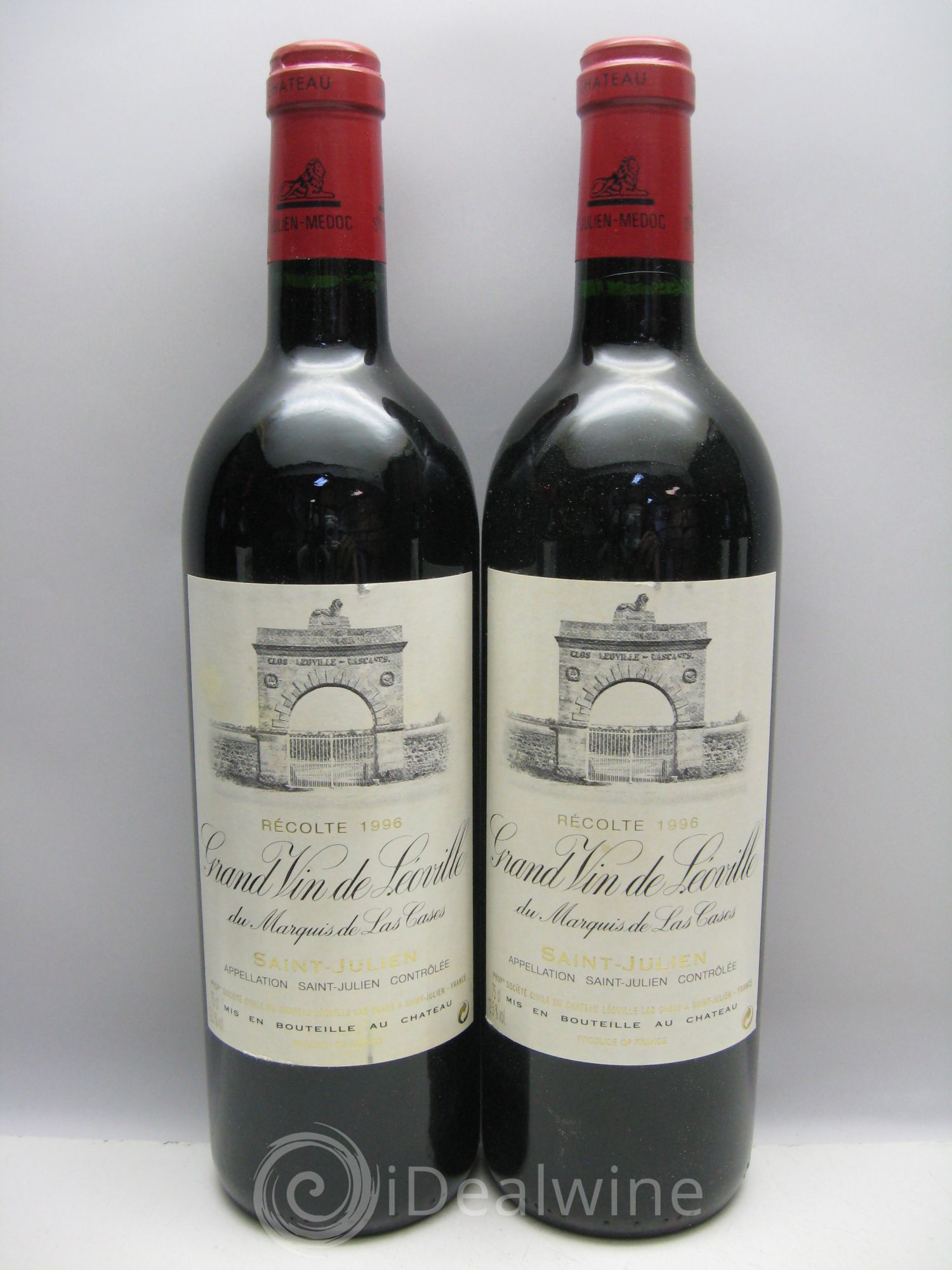 Château Léoville Las Cases 2ème Grand Cru Classé 1996 - Lot de 6 bouteilles - 1