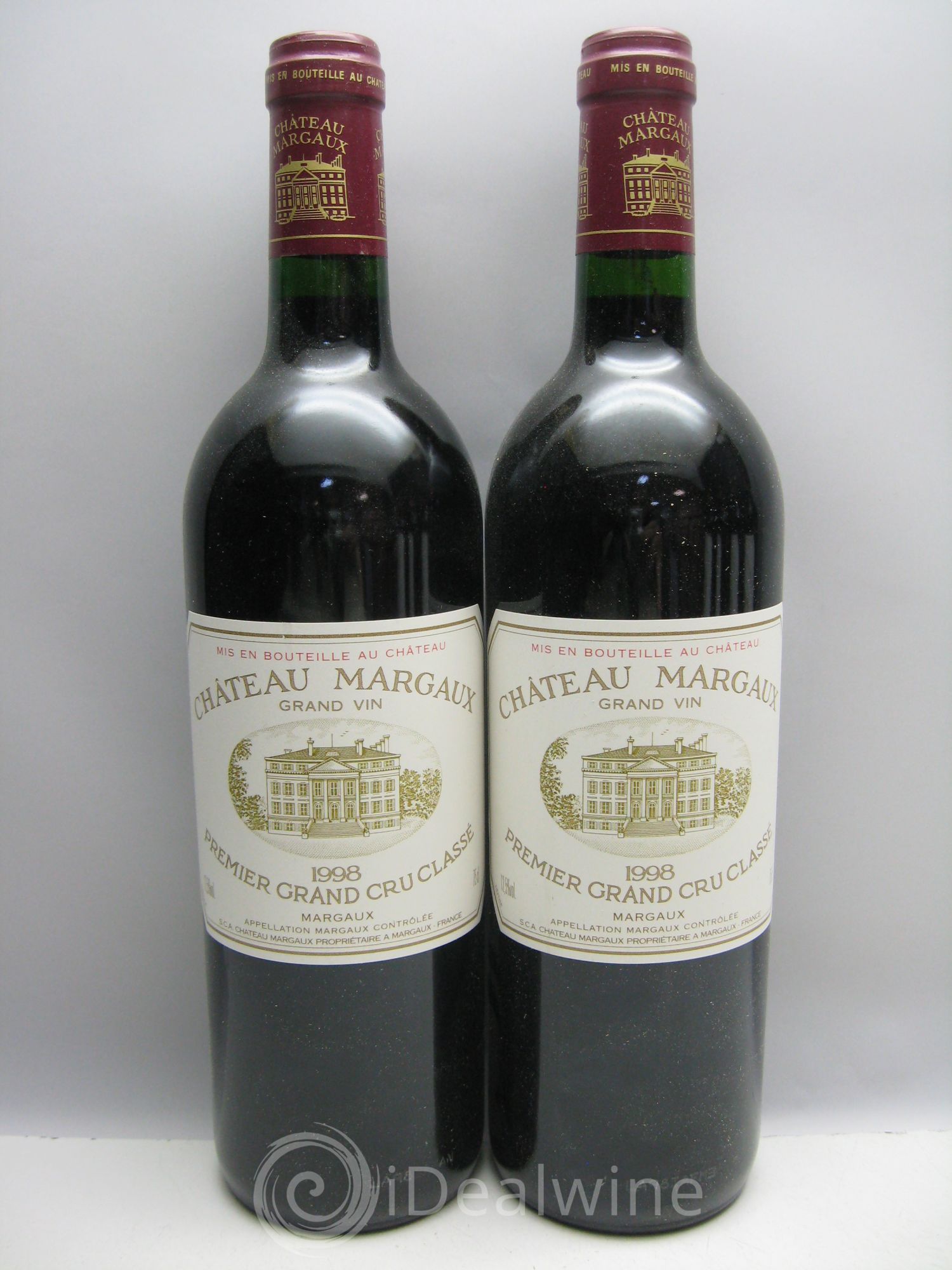 Château Margaux 1er Grand Cru Classé 1998 - Lot de 6 bouteilles - 0
