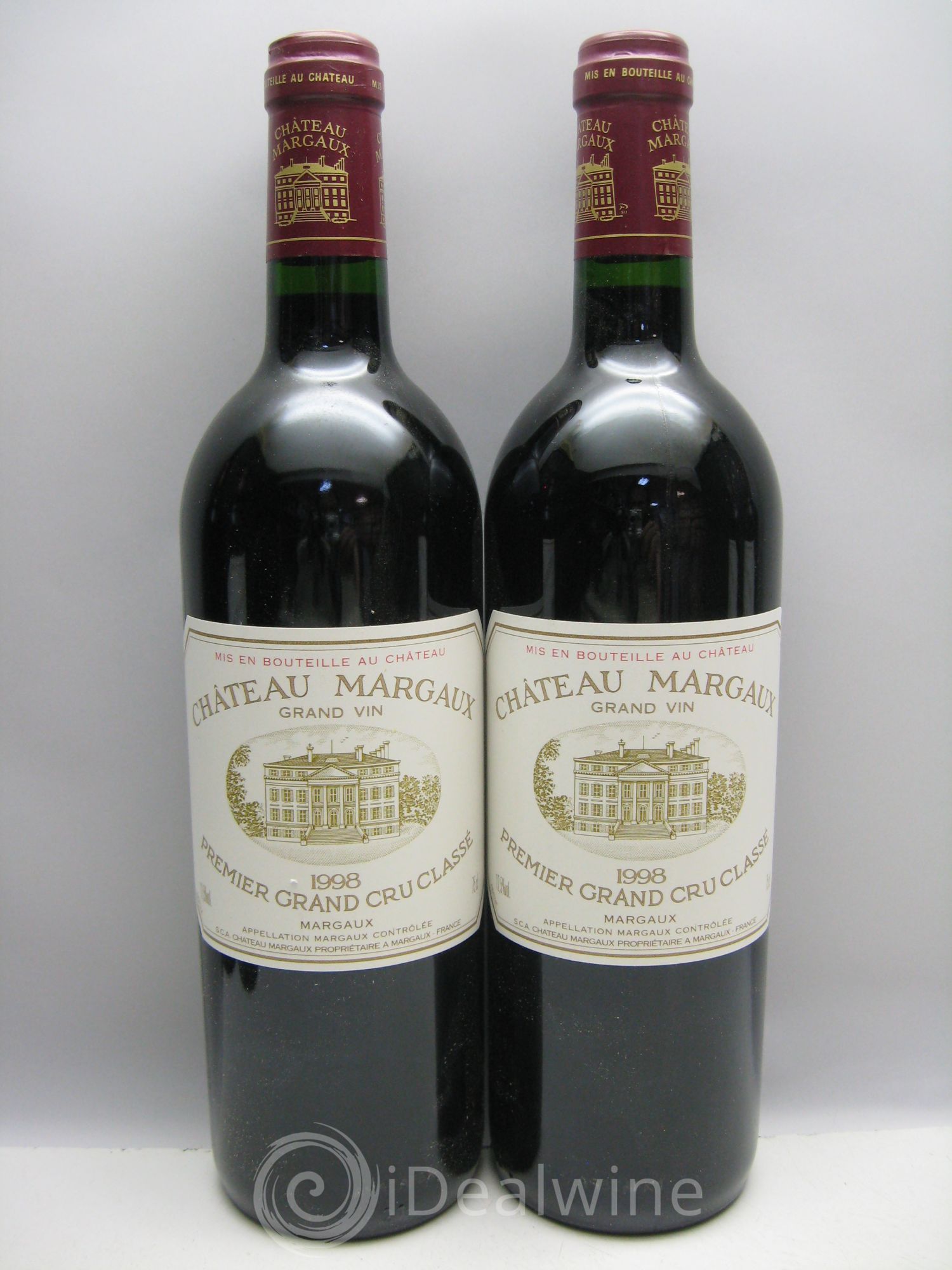Château Margaux 1er Grand Cru Classé 1998 - Lot de 6 bouteilles - 1