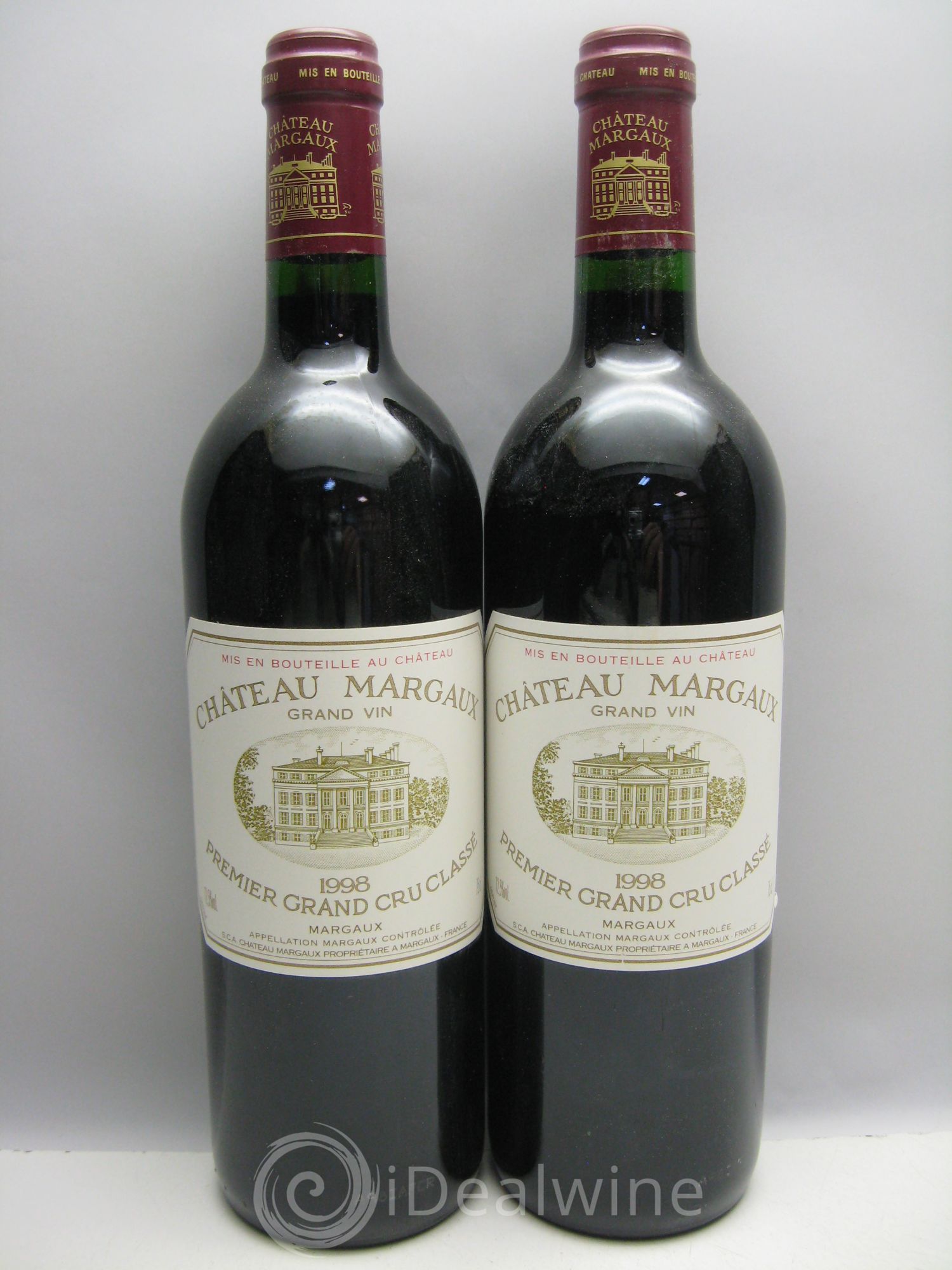 Château Margaux 1er Grand Cru Classé 1998 - Lot de 6 bouteilles - 2