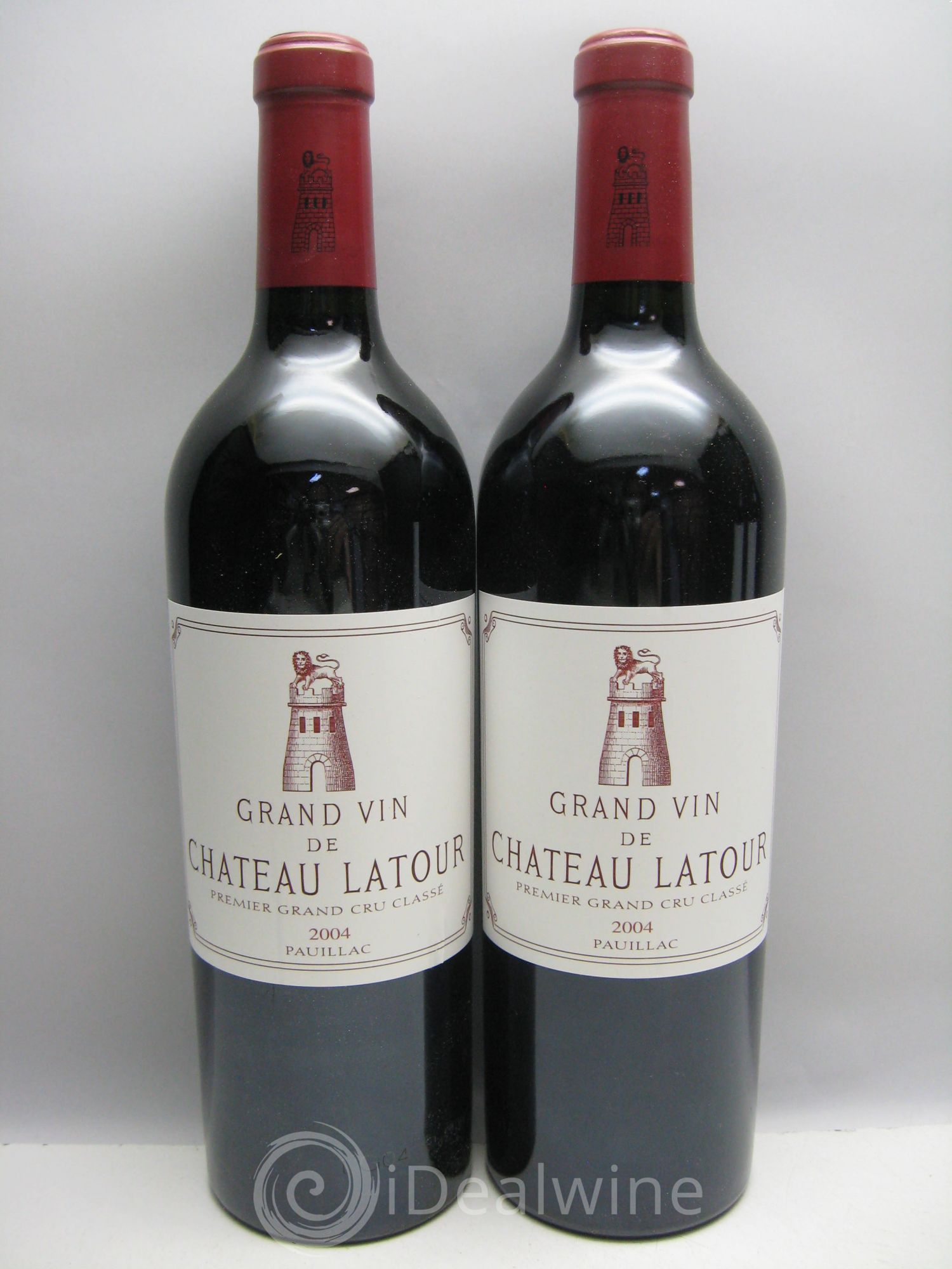 Château Latour 1er Grand Cru Classé (2 CB de 3btes) 2004 - Lot de 6 bouteilles - 1