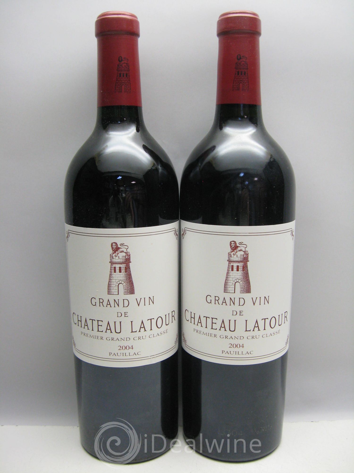 Château Latour 1er Grand Cru Classé (2 CB de 3btes) 2004 - Lot de 6 bouteilles - 2