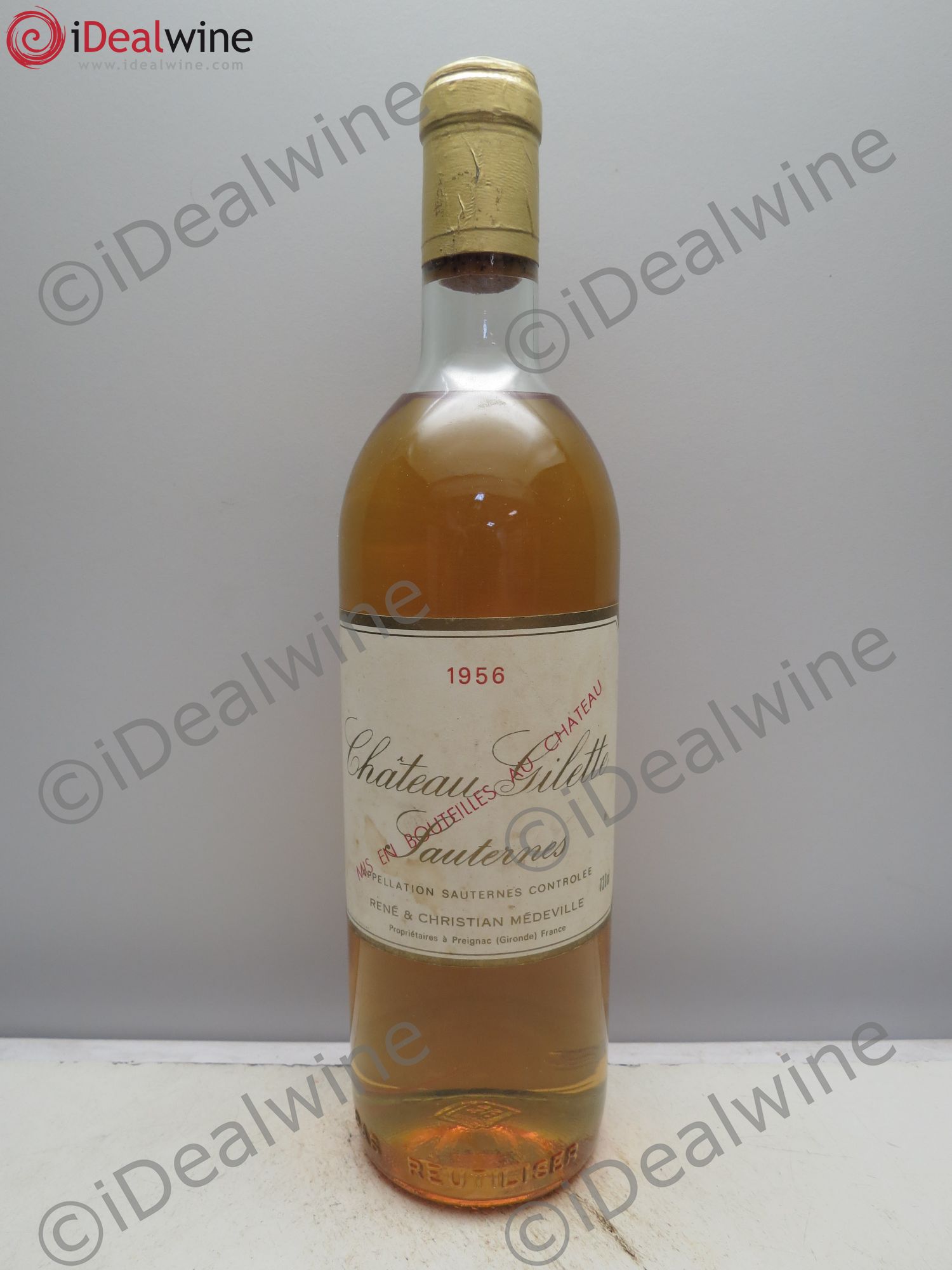 Château Gilette 1956 - Lot de 1 bouteille - 0