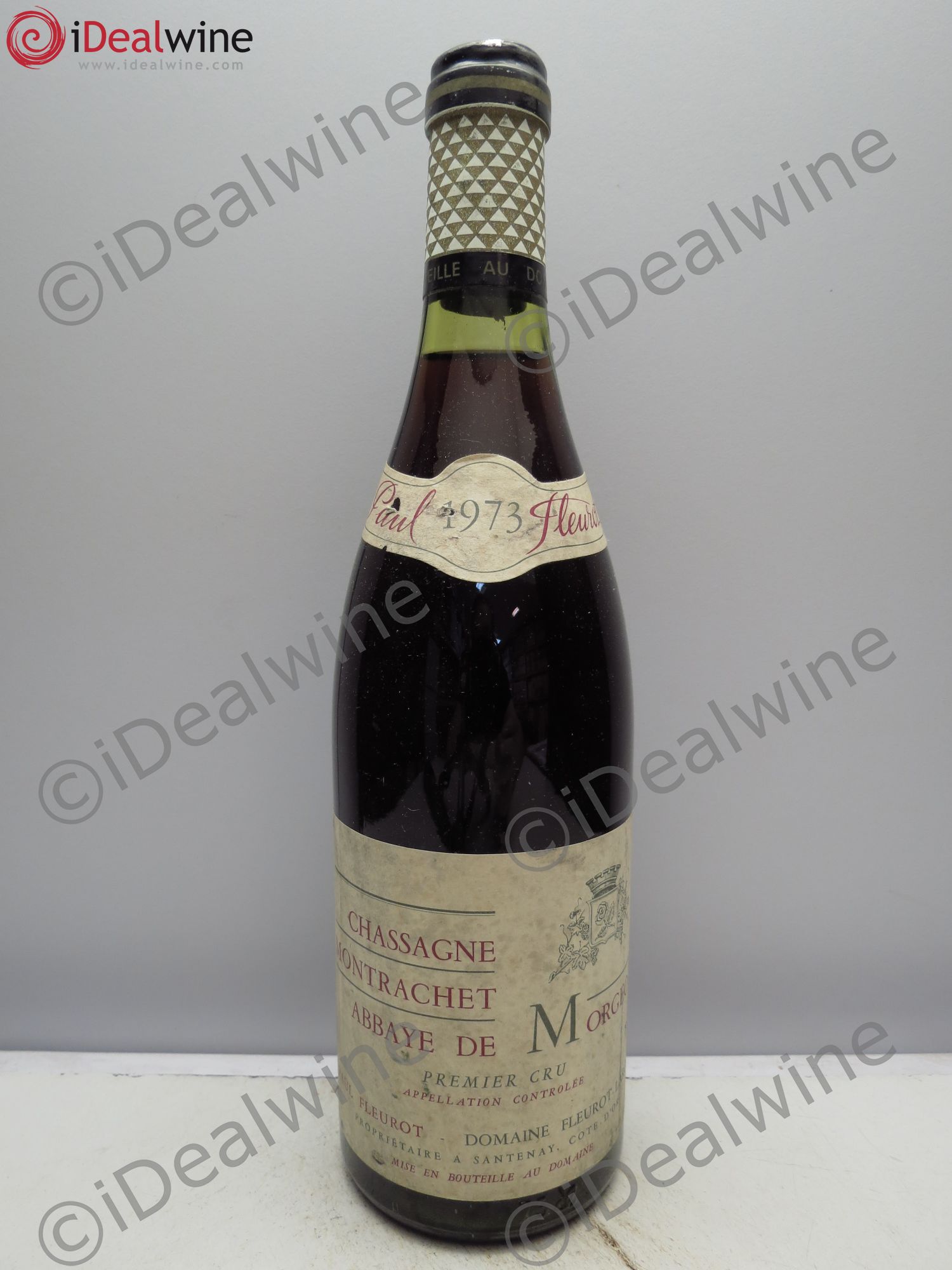 Chassagne-Montrachet 1er Cru 1973 - Lot de 1 bouteille - 0