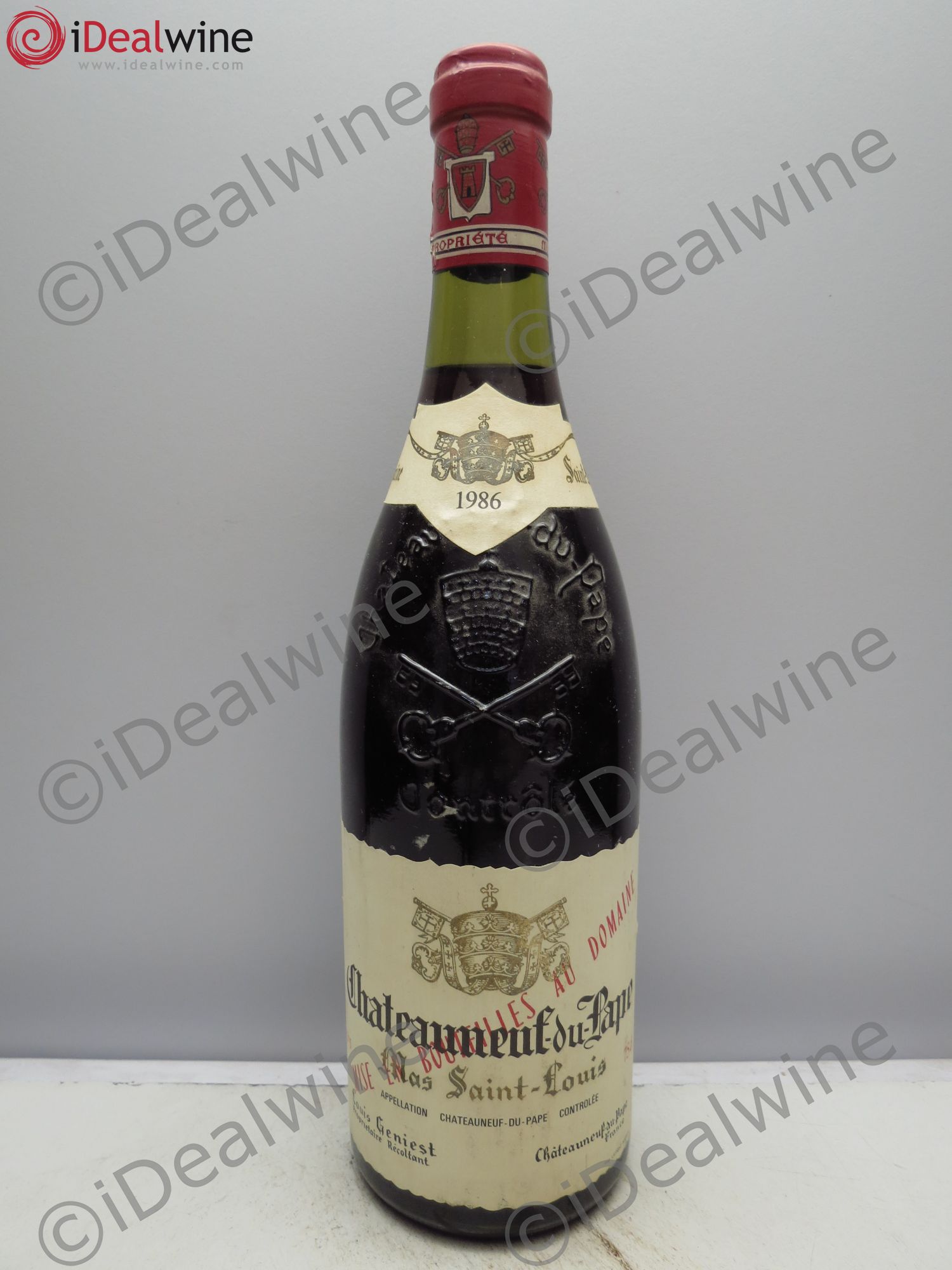 Châteauneuf-du-Pape Mas Saint Louis 1986 - Lot de 1 bouteille - 0