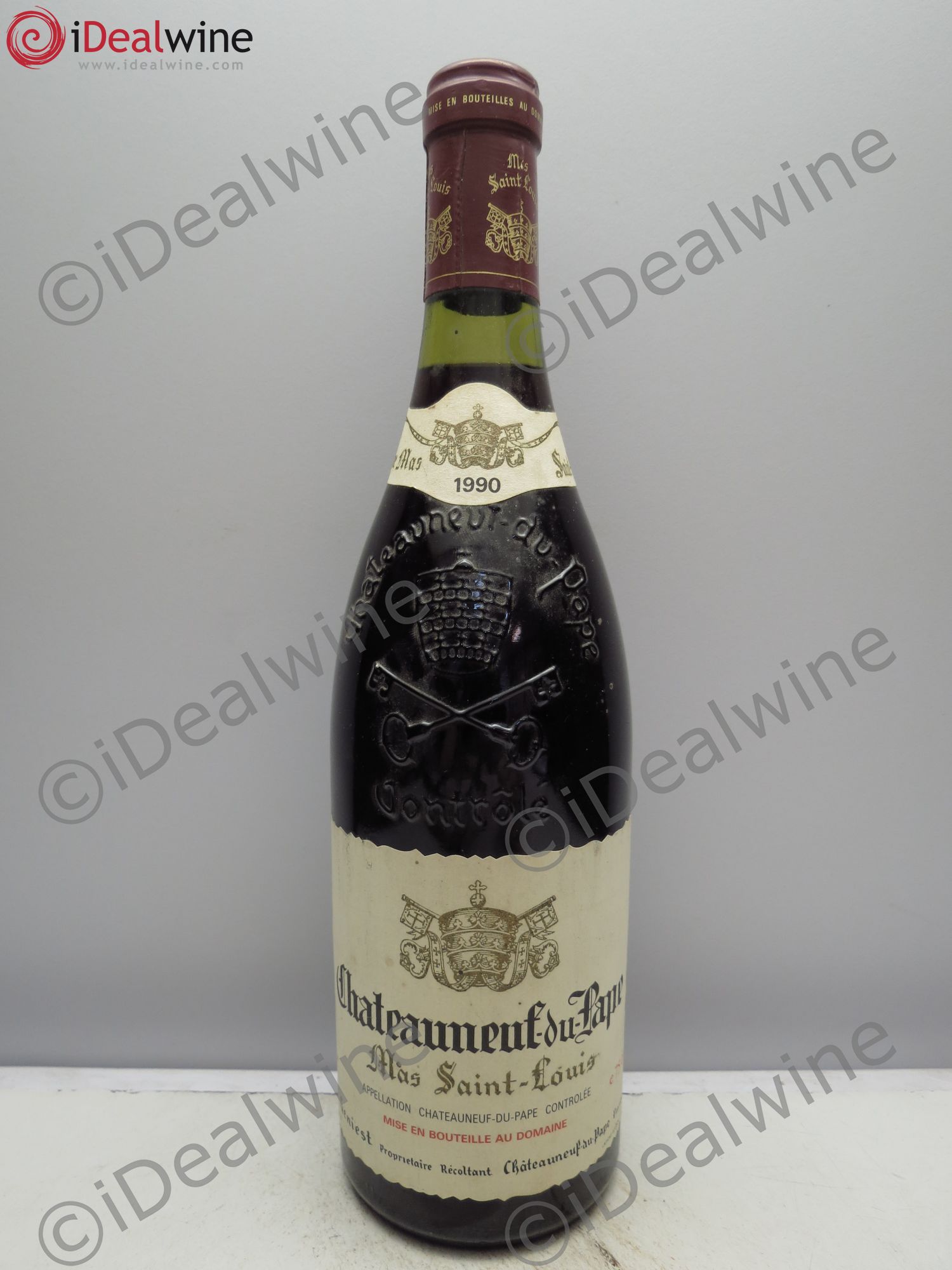 Châteauneuf-du-Pape Mas Saint Louis 1990 - Lot de 1 bouteille - 0