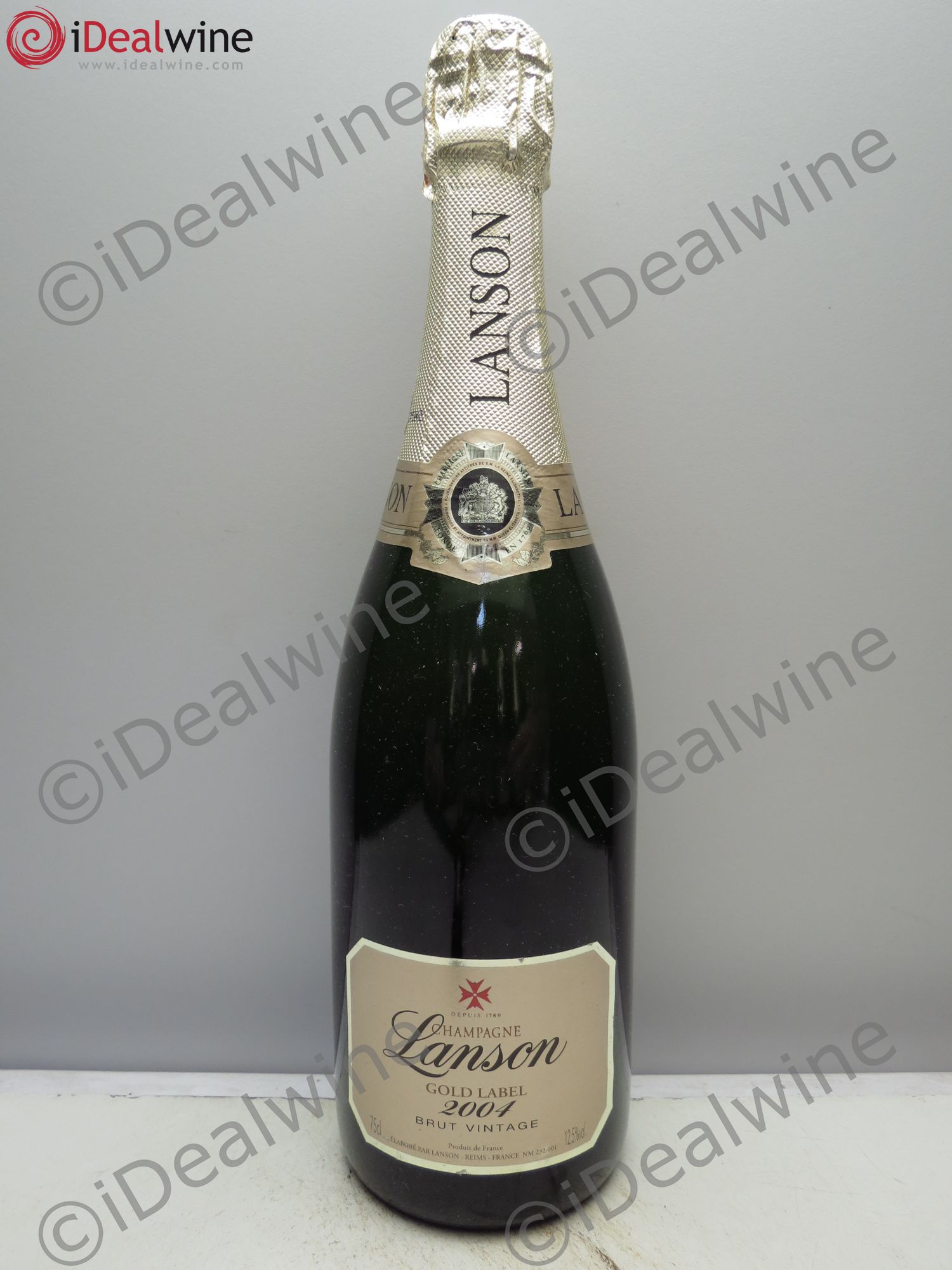 Champagne Lanson Gold Label 2004 - Lot de 6 bouteilles - 0
